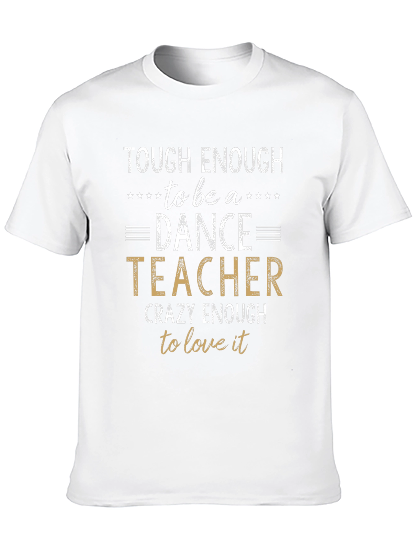 Black Tough Enough Dance Teacher T-Shirt view 10