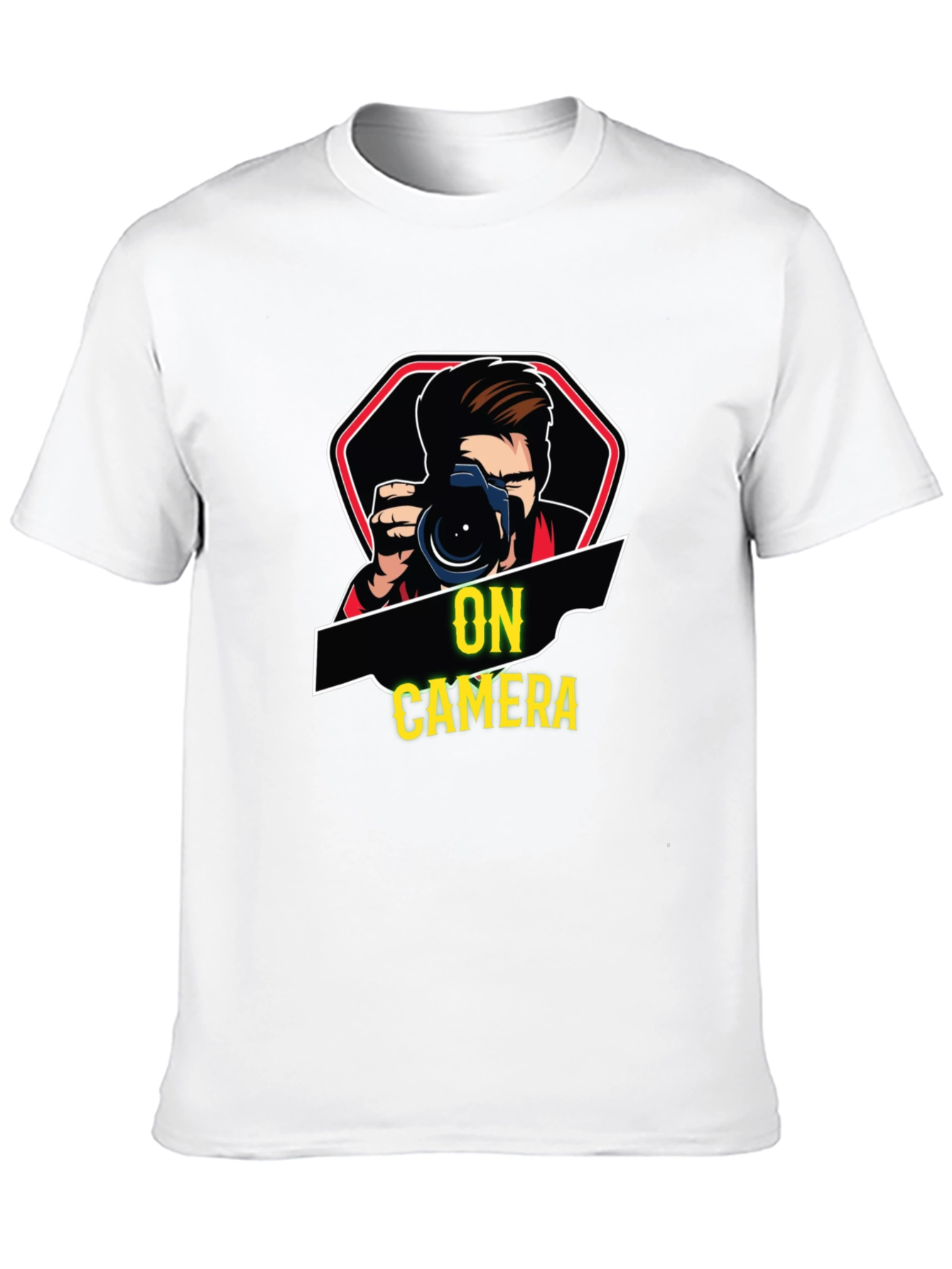 Black On Camera Black T-Shirt view 10