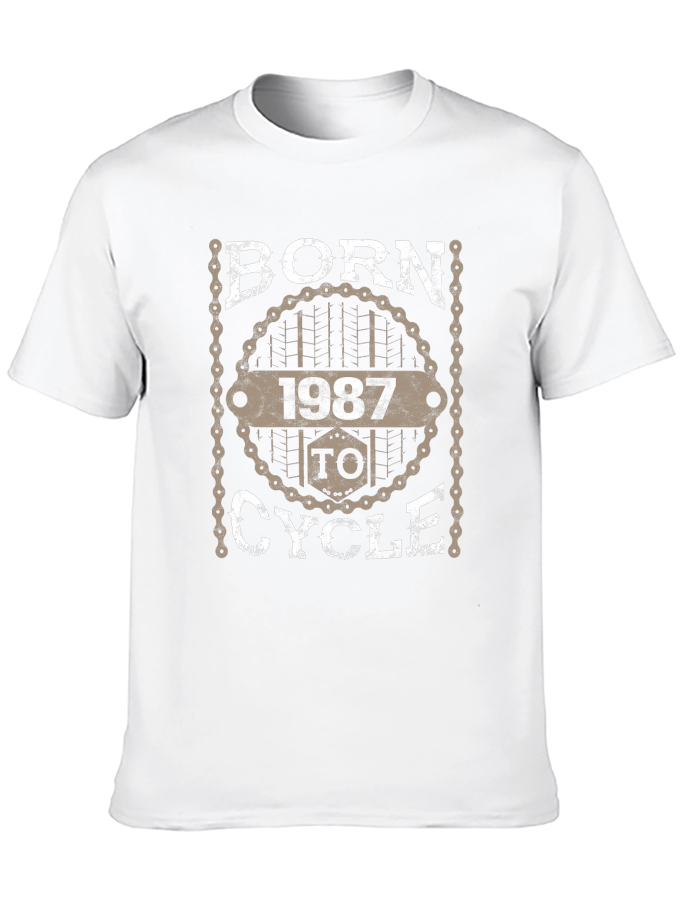 Black Born In 1987 To Cycle T-Shirt view 10