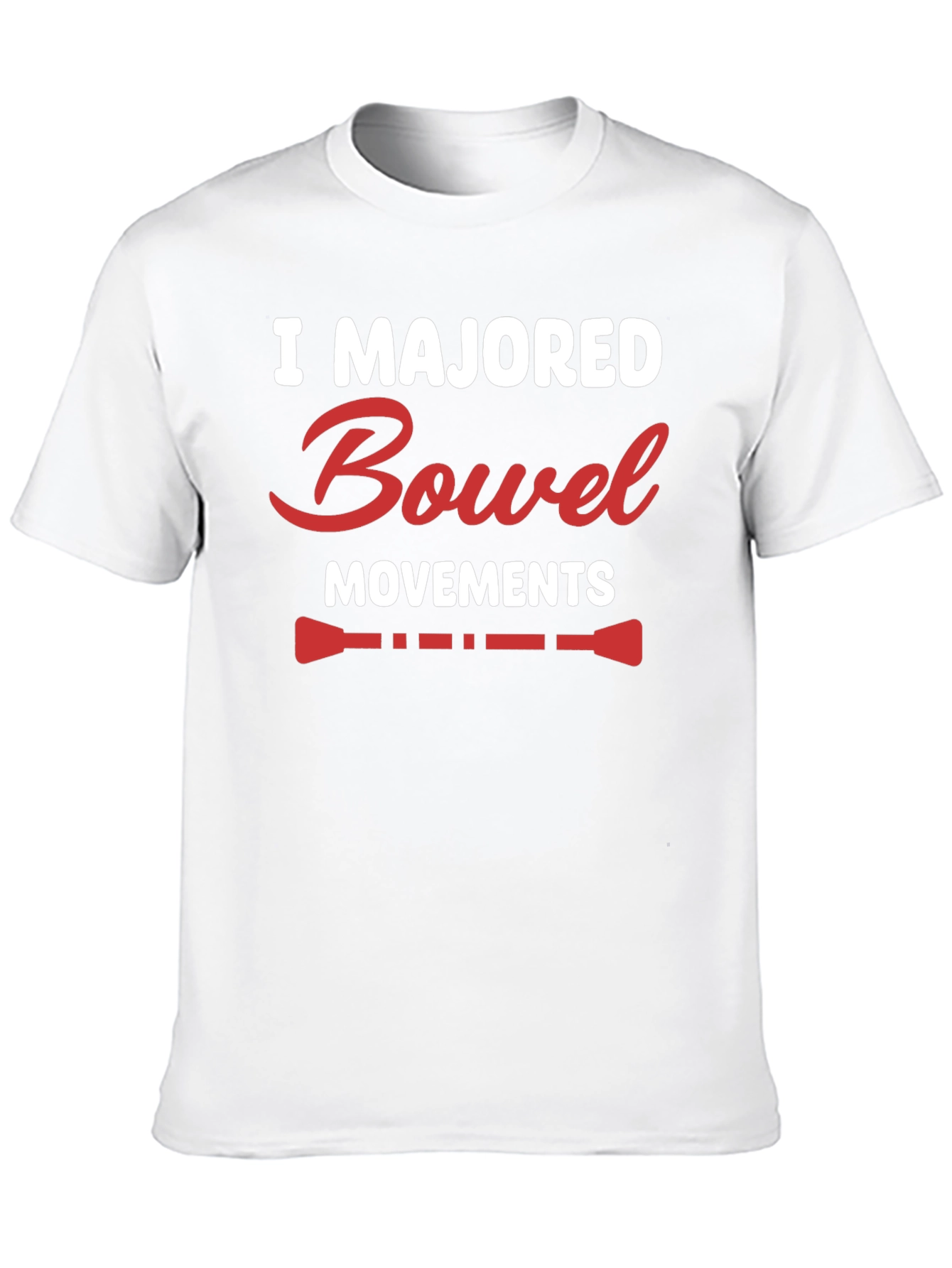 Black I Majored Bowel Movements Black T-Shirt view 10