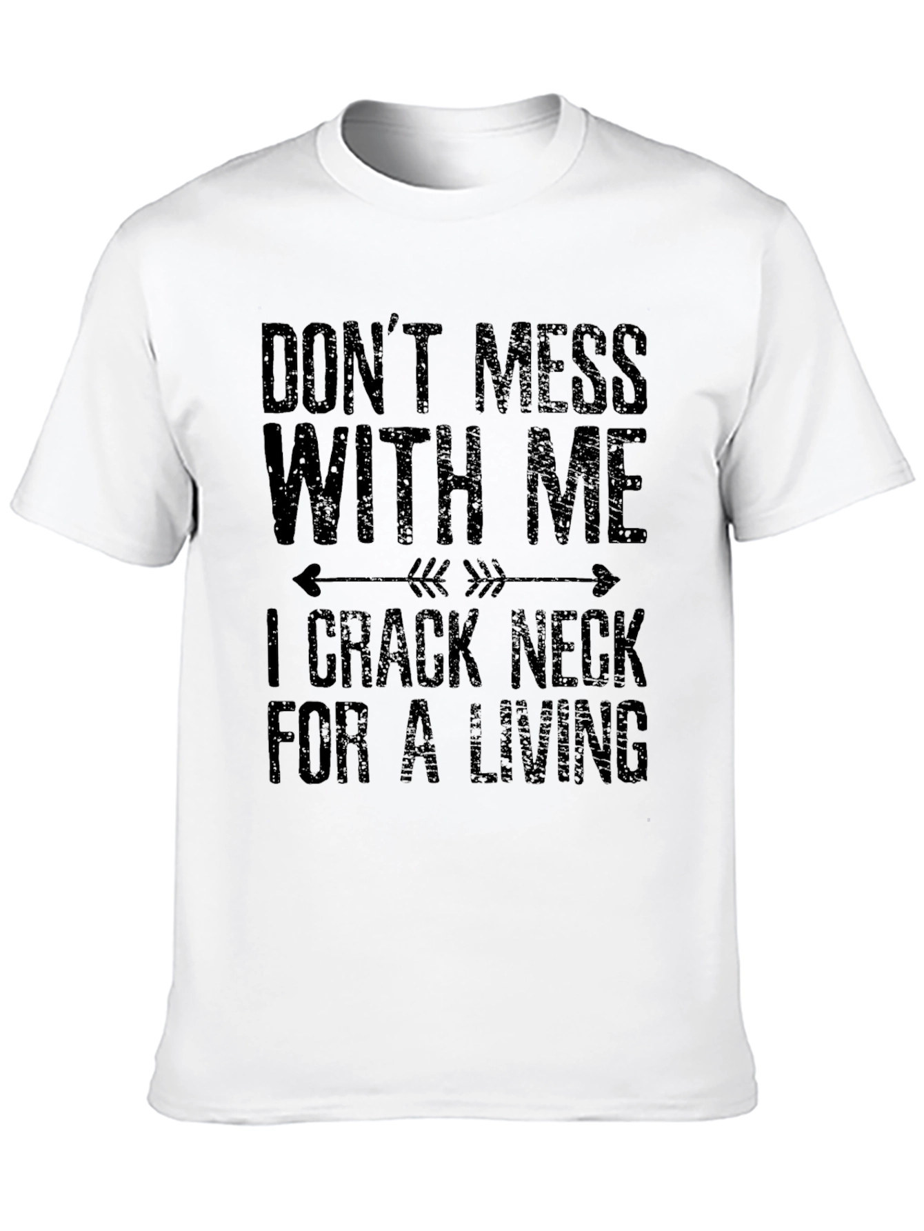 Black Don't Mess With Me Humor T-Shirt view 10