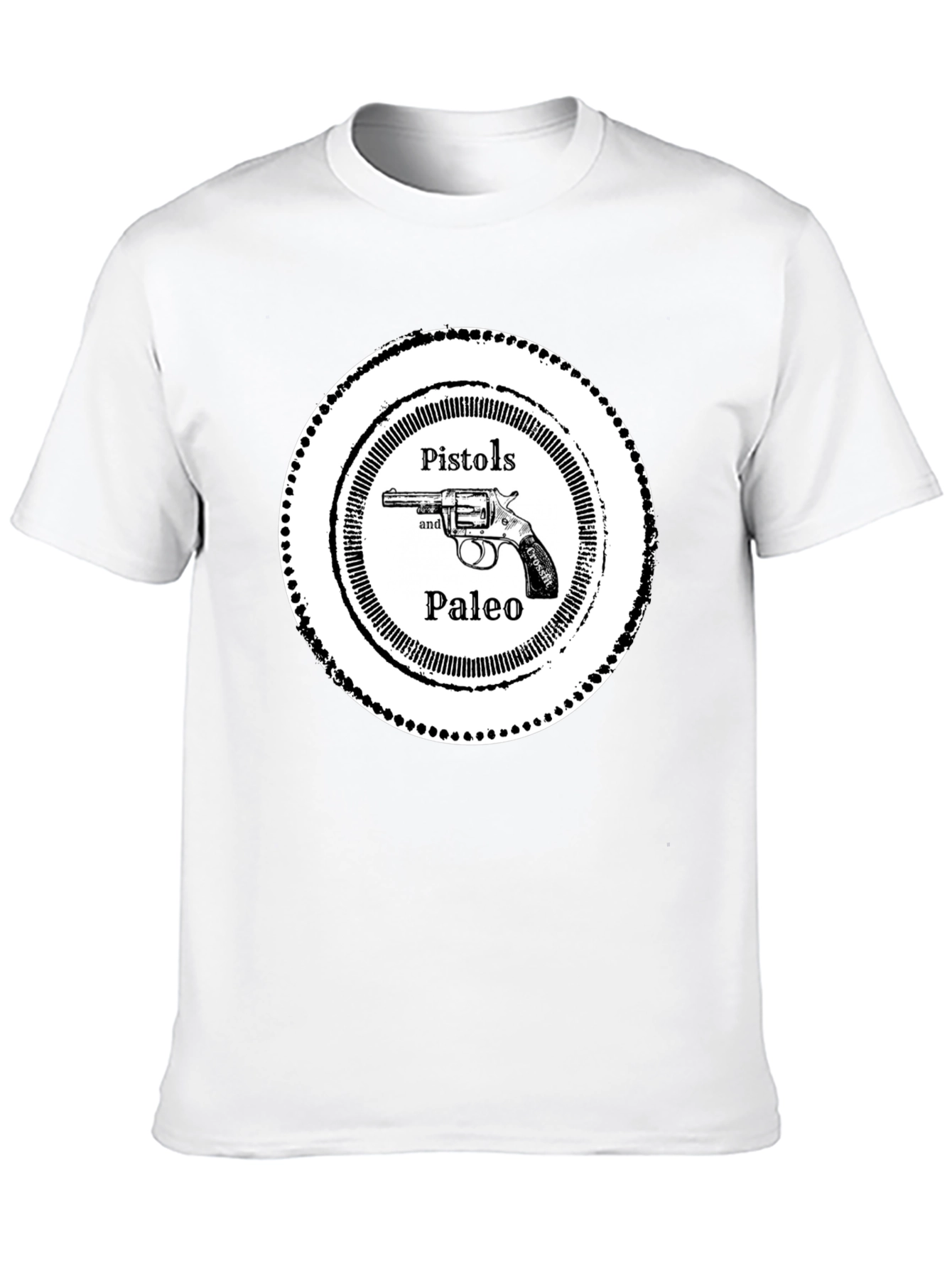 Pistols and Paleo Graphic Tee - Black - 10