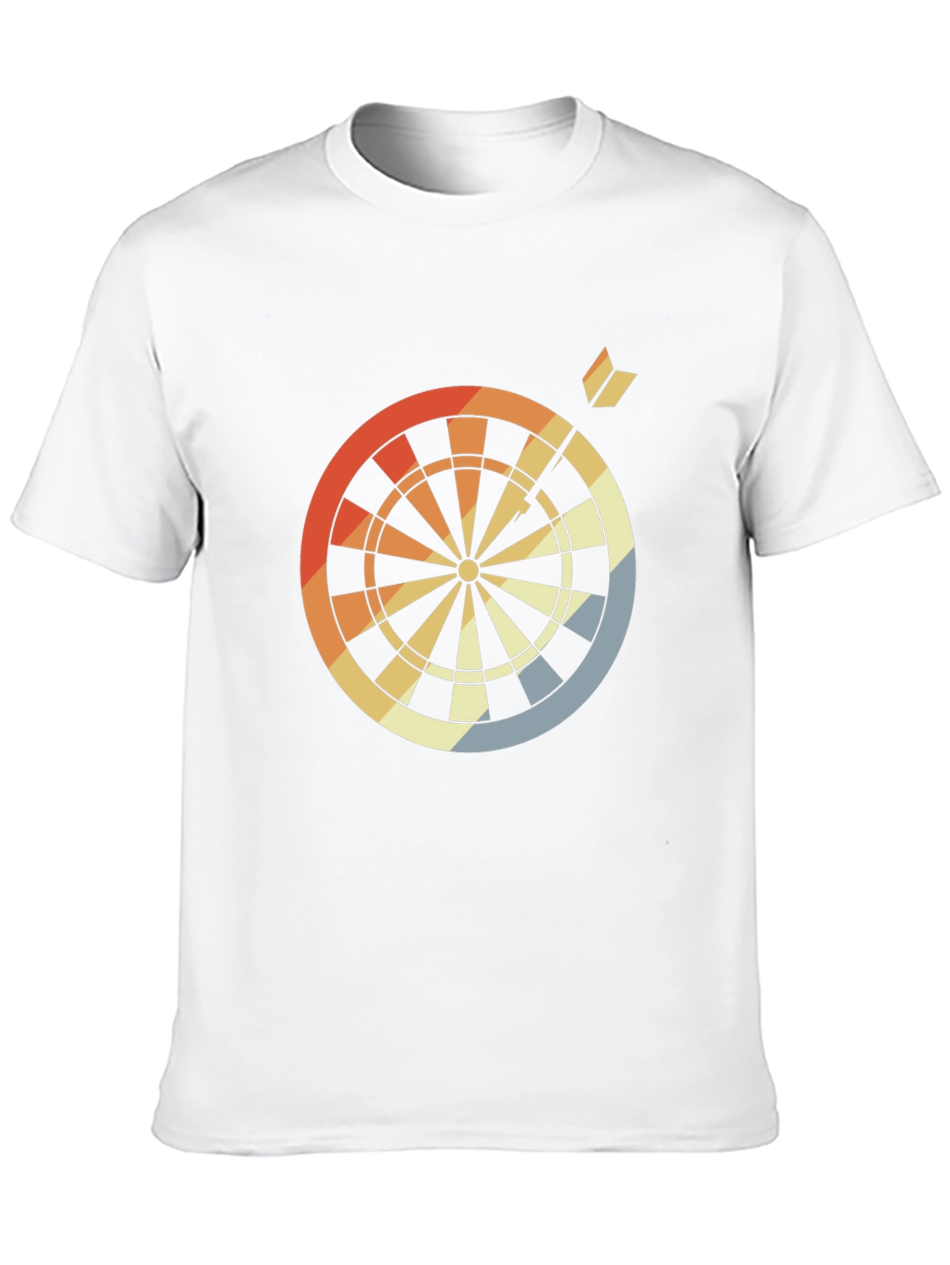 Black Retro Dartboard T-Shirt - Bullseye Tee view 10