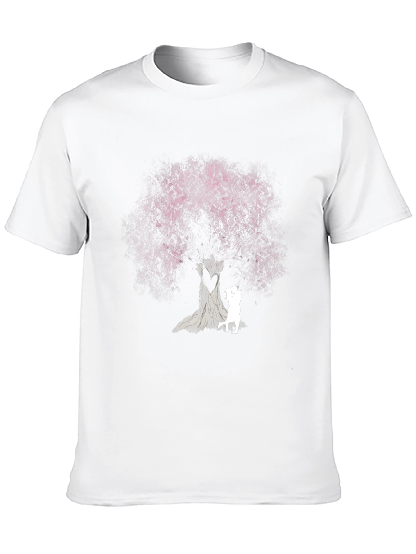 Black Romantic Tree T-Shirt - Soft Cotton Blend view 10