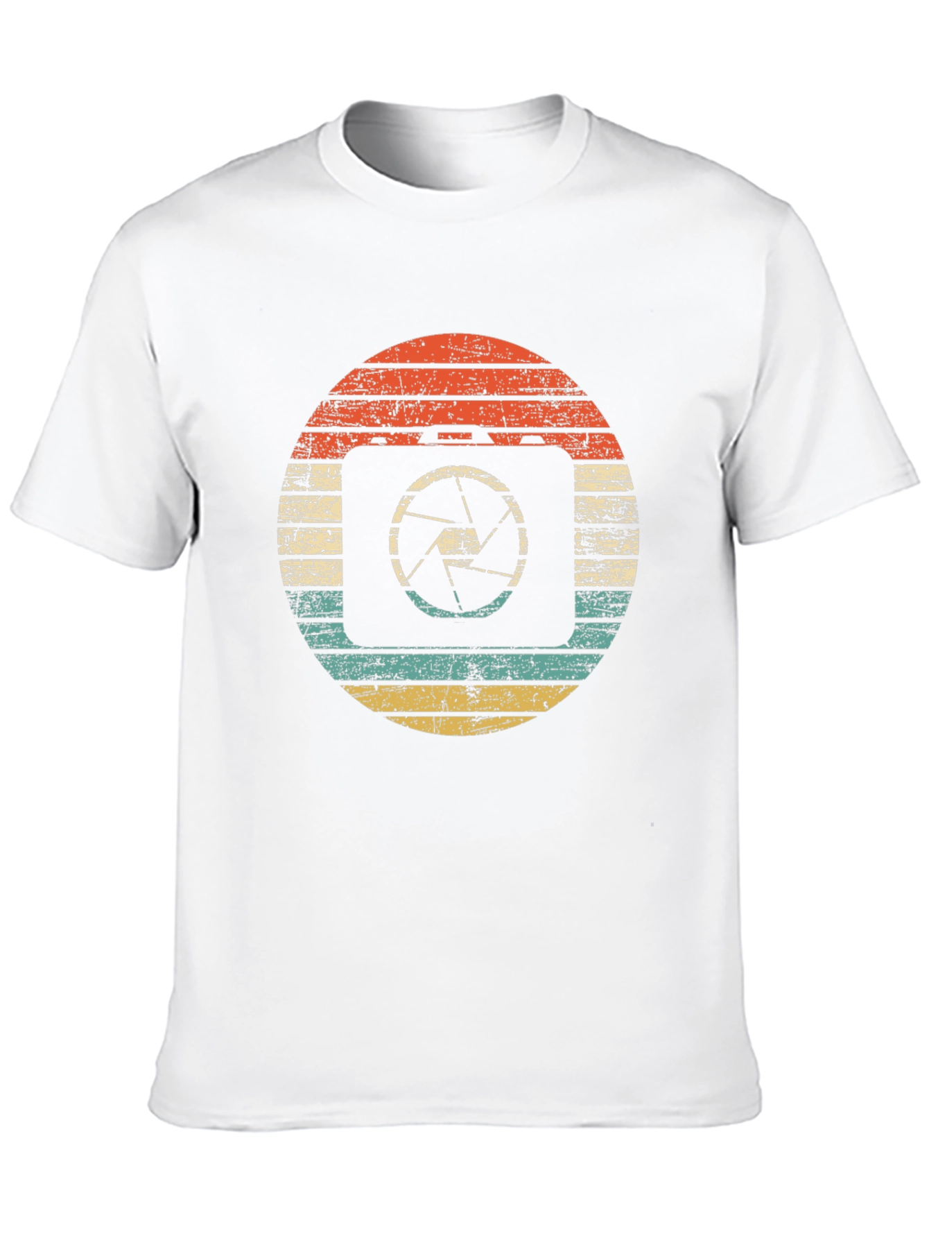 Black Retro Camera Graphic T-Shirt - Vintage Style Tee view 10