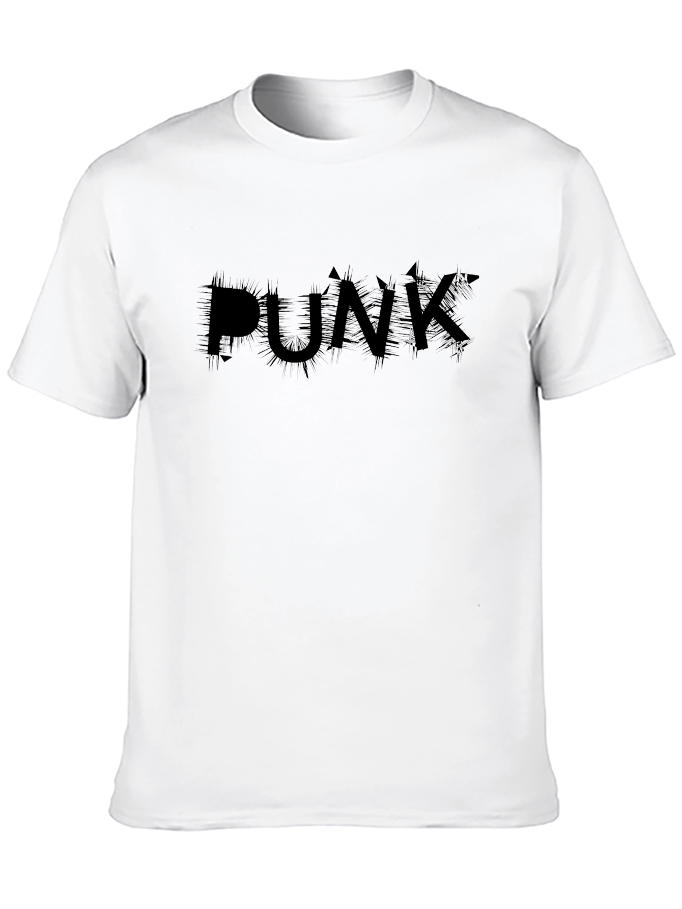Black Edgy Black Punk T-Shirt view 10