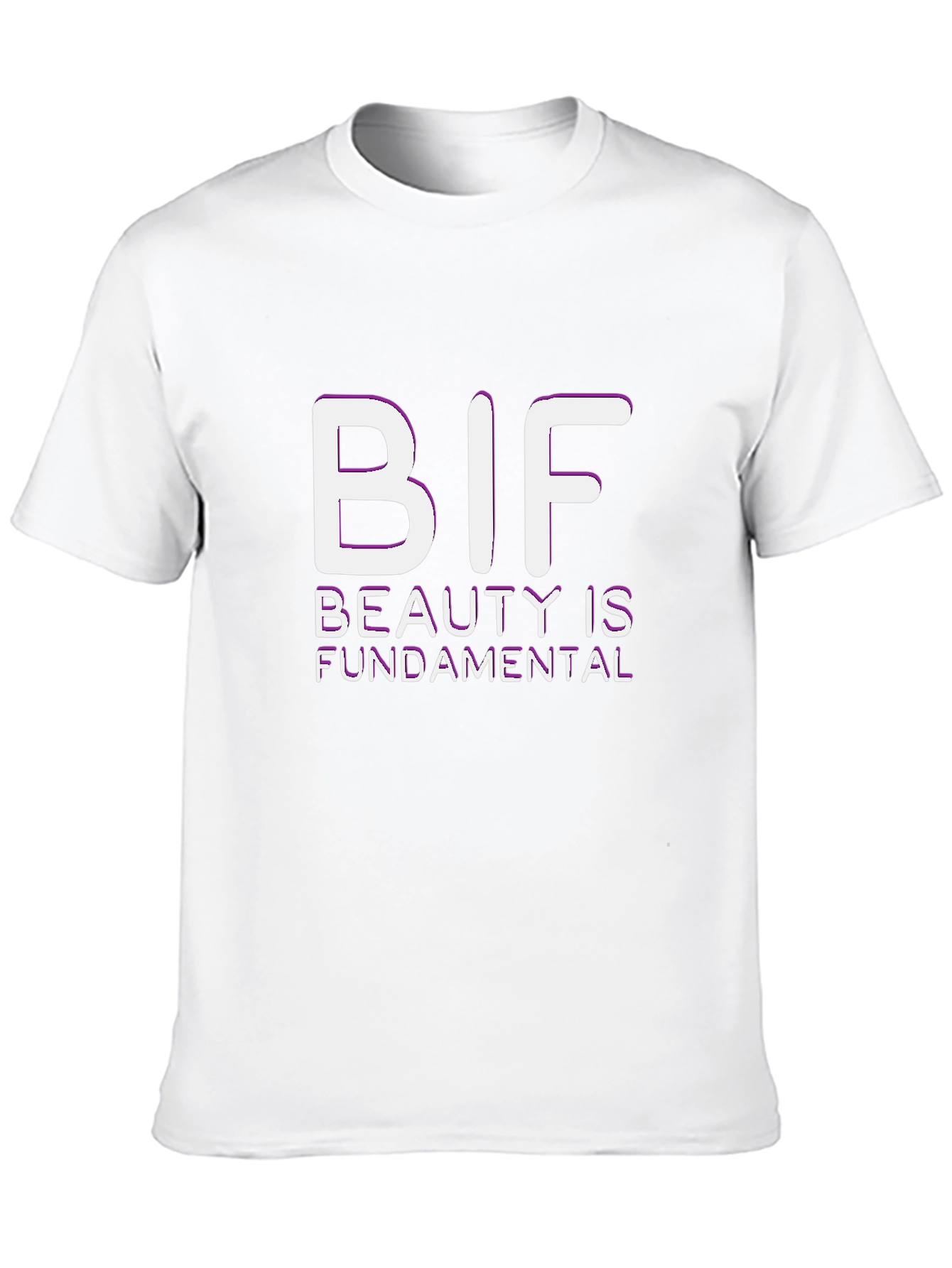 Black BIF Beauty is Fundamental Black T-Shirt view 10