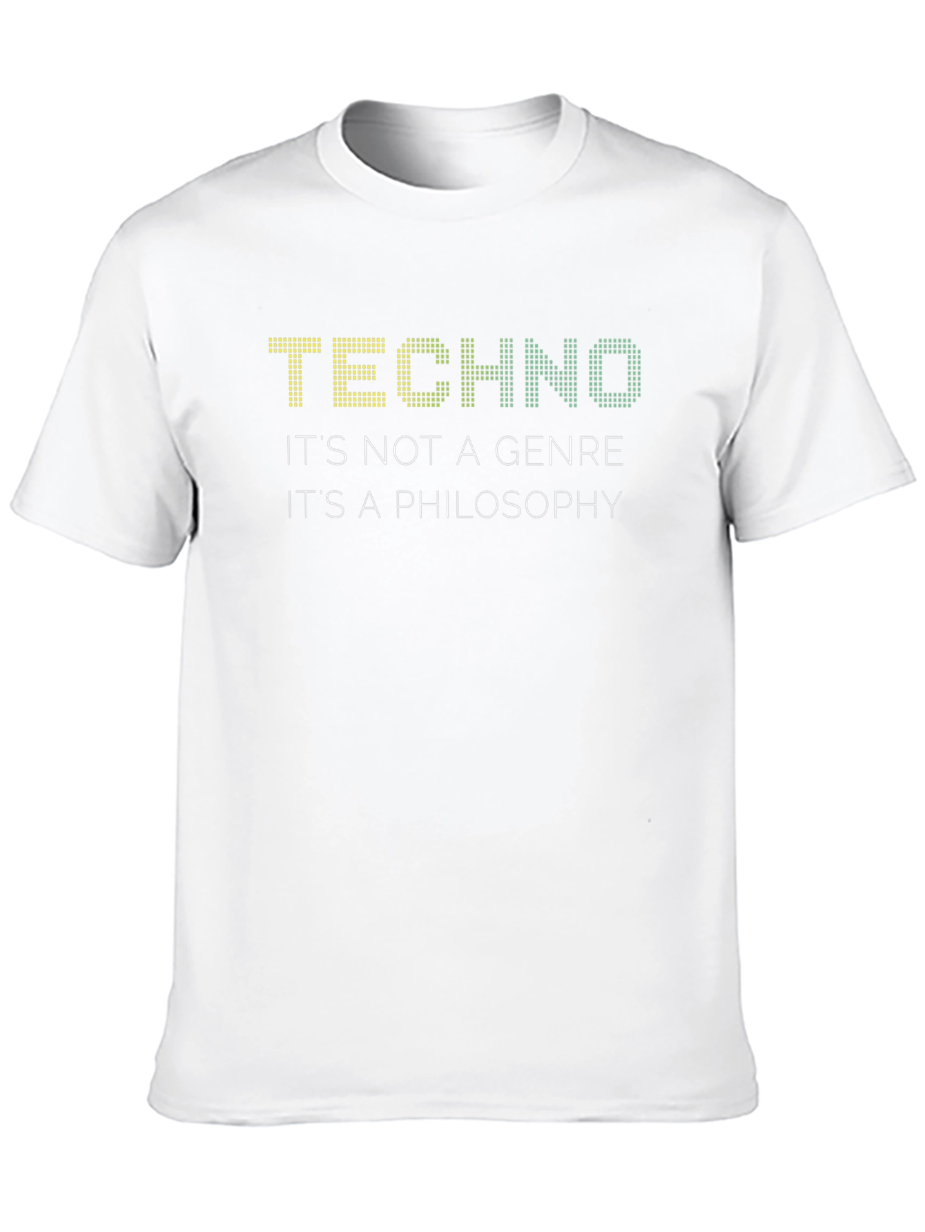 Black Techno Philosophy T-Shirt - Unique Music Lover Tee view 10