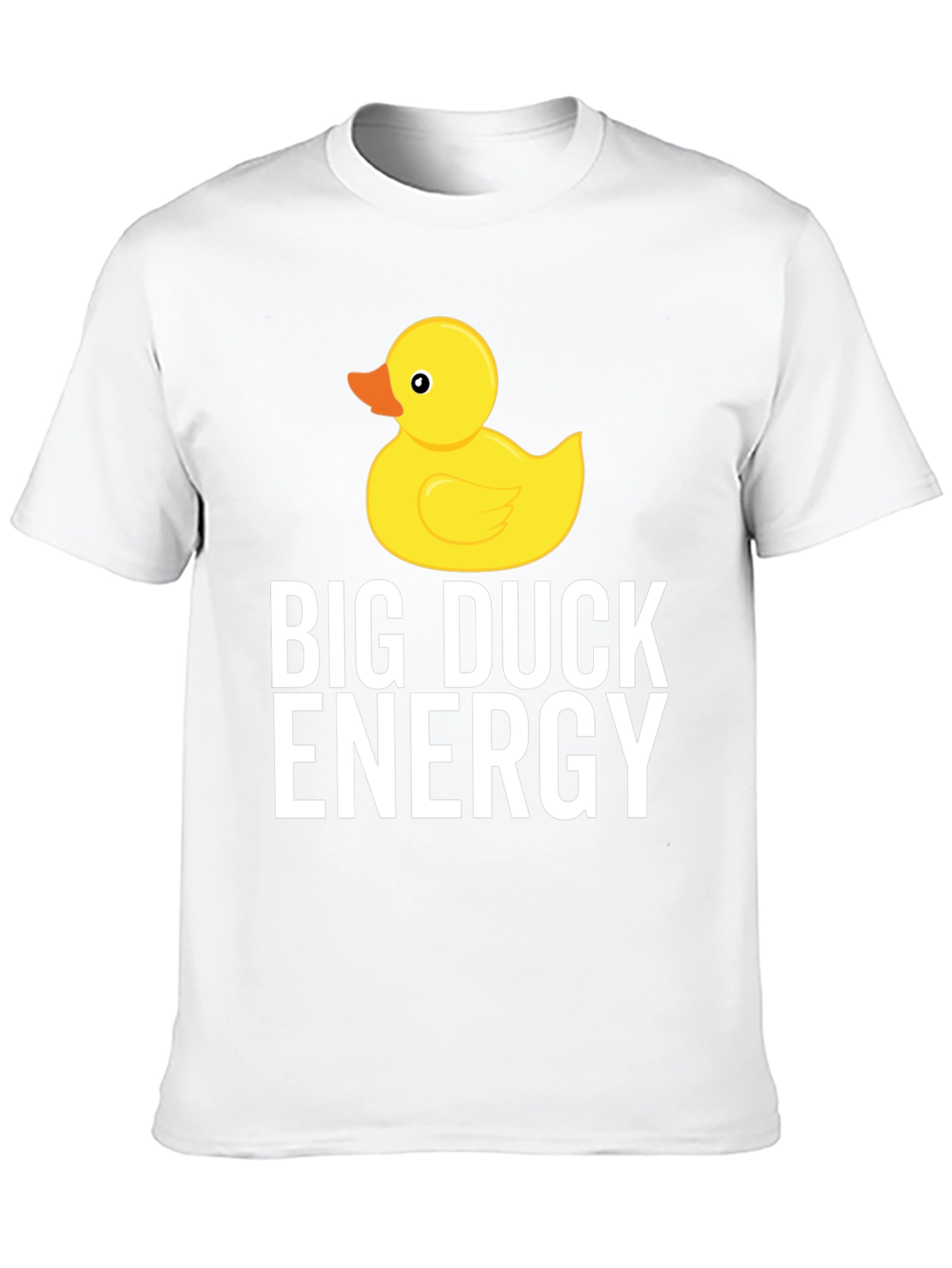 Black Big Duck Energy T-Shirt - Funny & Stylish Tee view 10