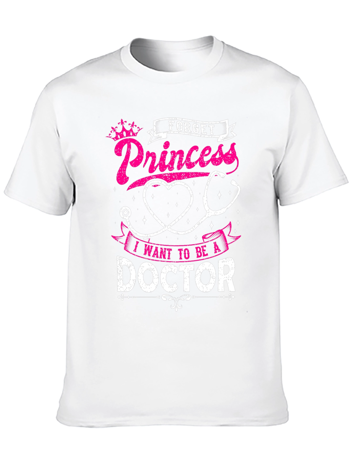Future Doctor T-Shirt - Forget Princess, Be a Doctor Tee - 10