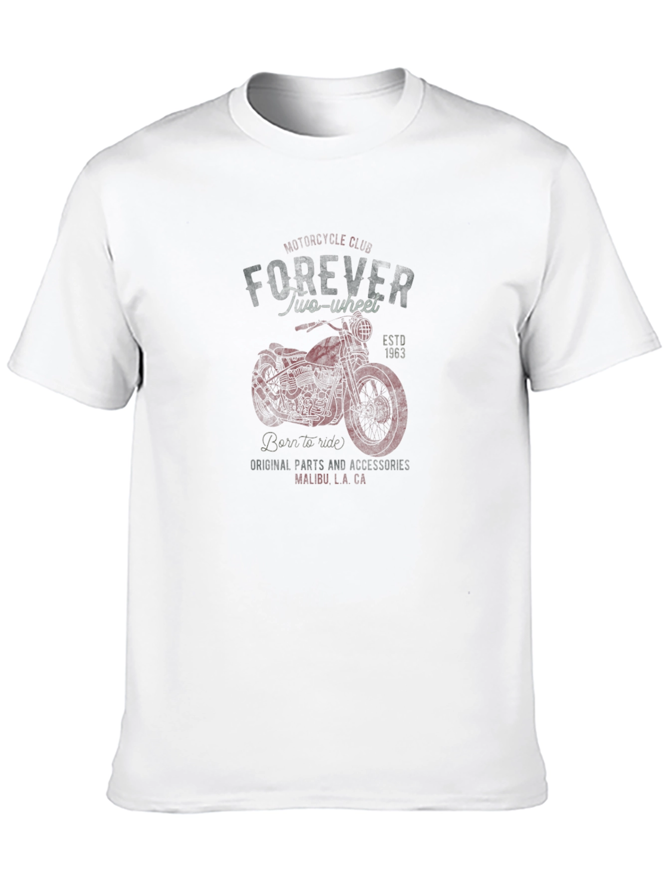 Forever Two-Wheel Motorcycle Club Graphic Tee - 10