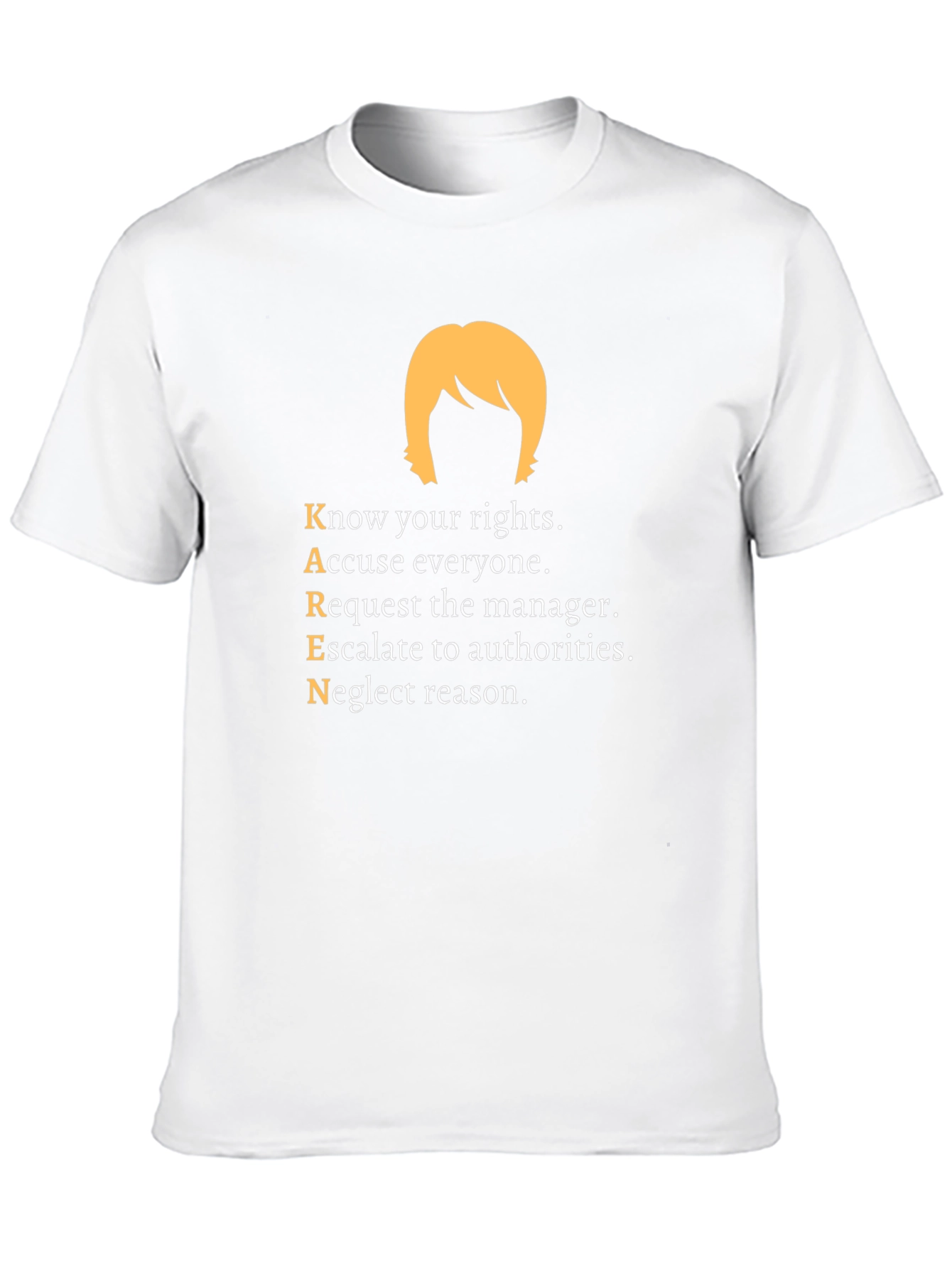 Black KAREN Definition T-Shirt, Novelty Funny Tee view 10