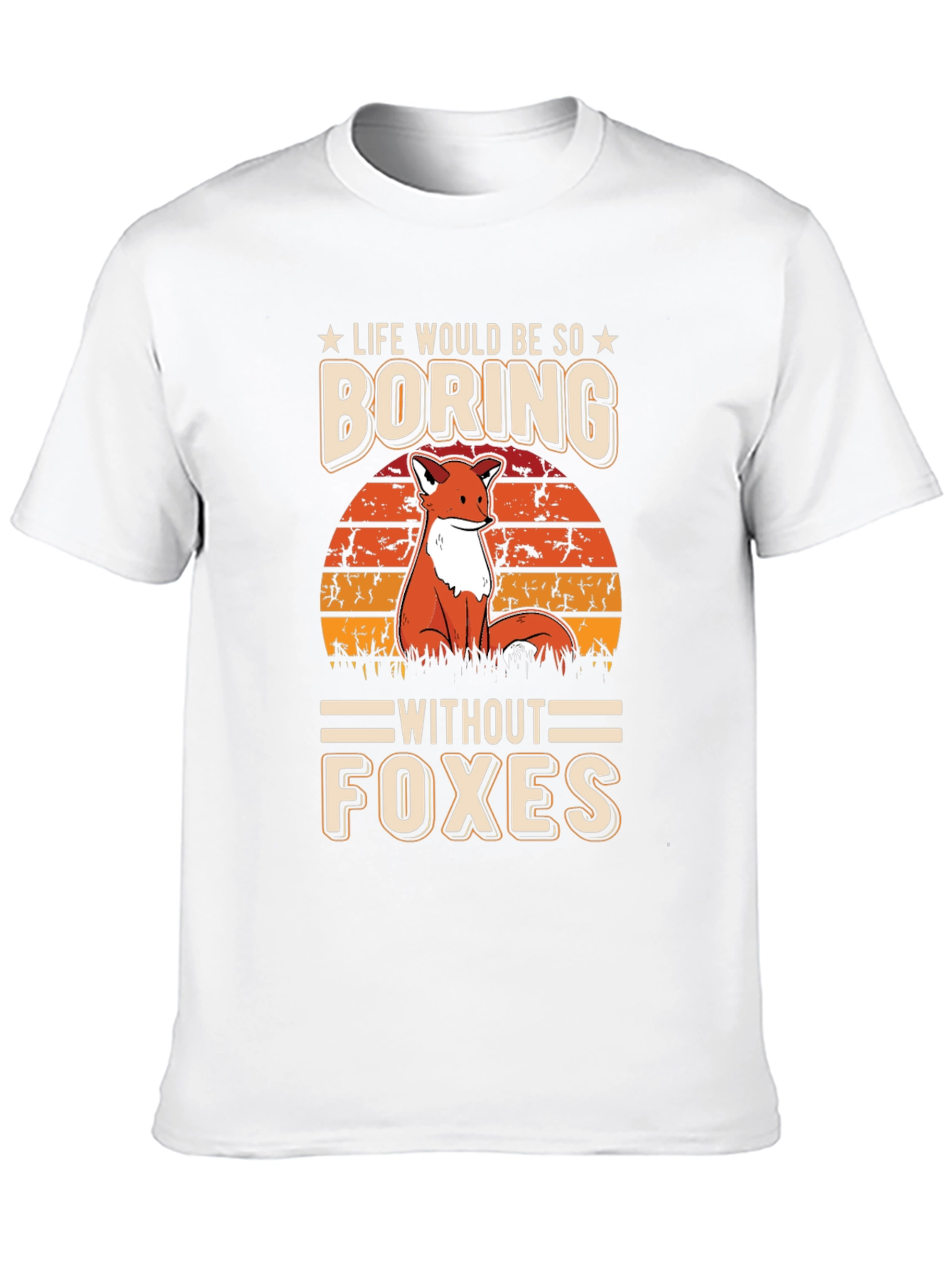 Black Life Would Be So Boring Without Foxes T-Shirt view 10