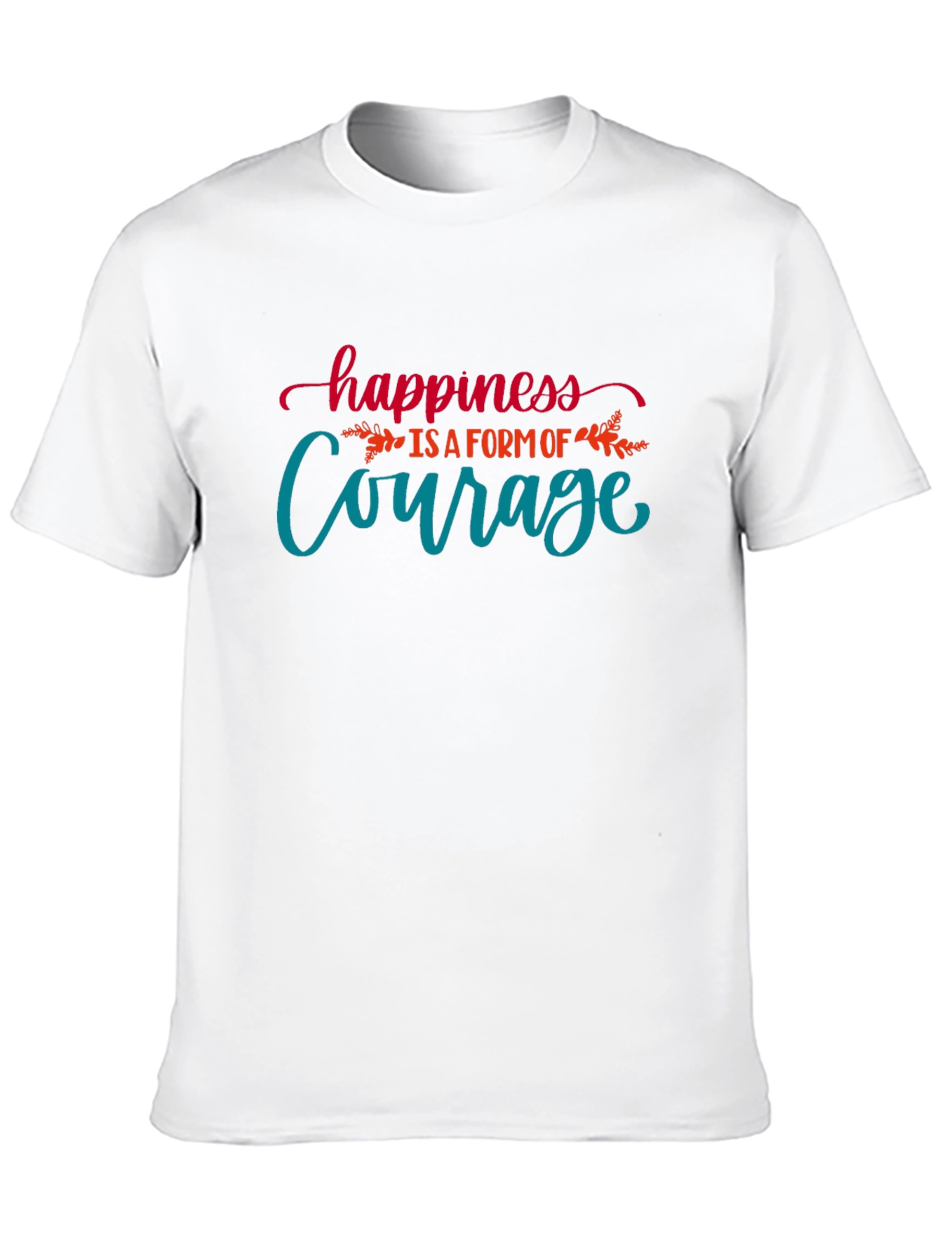 Black Happiness is Courage T-Shirt view 10