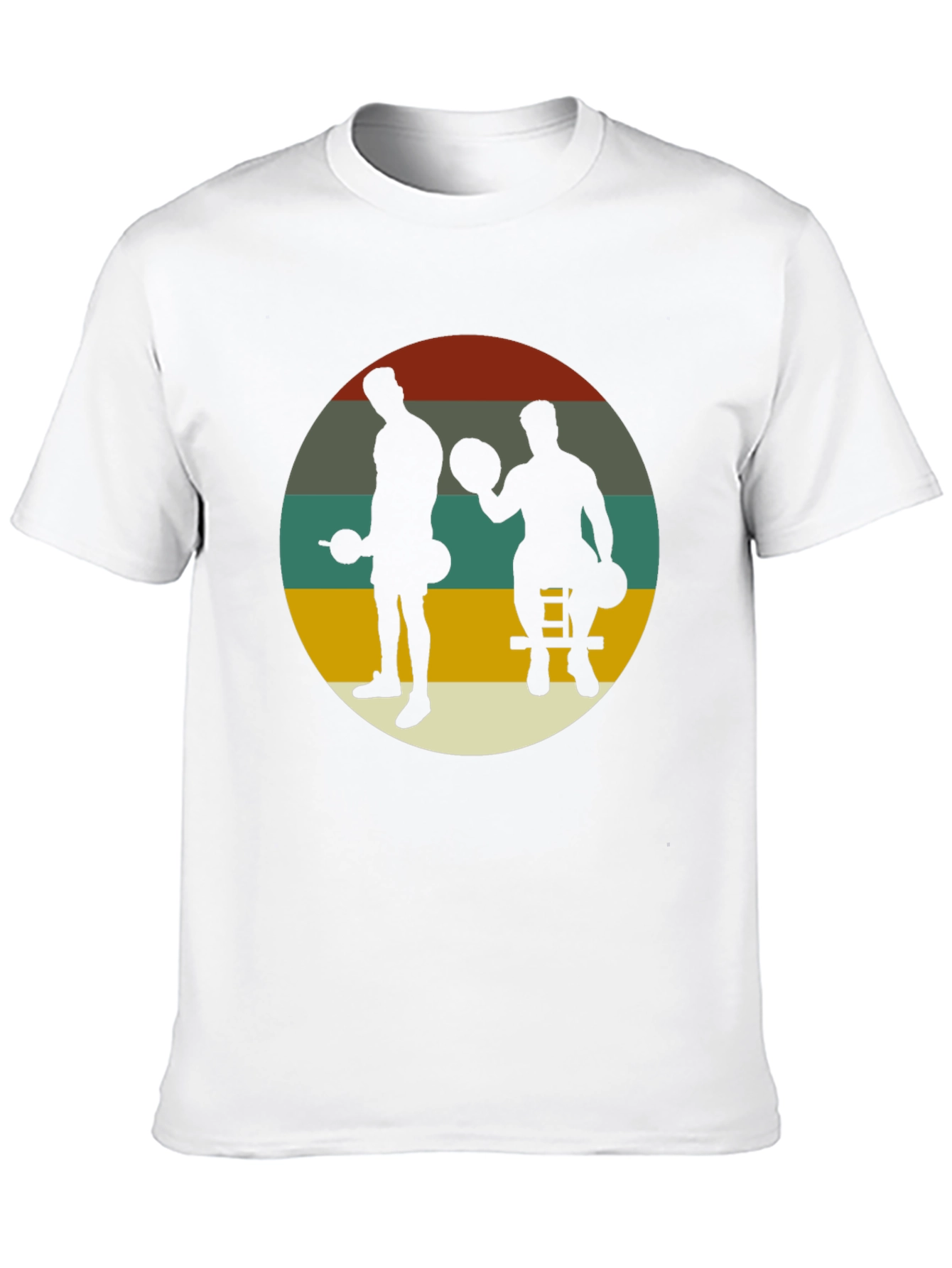 Black Retro Gym Black T-Shirt view 10