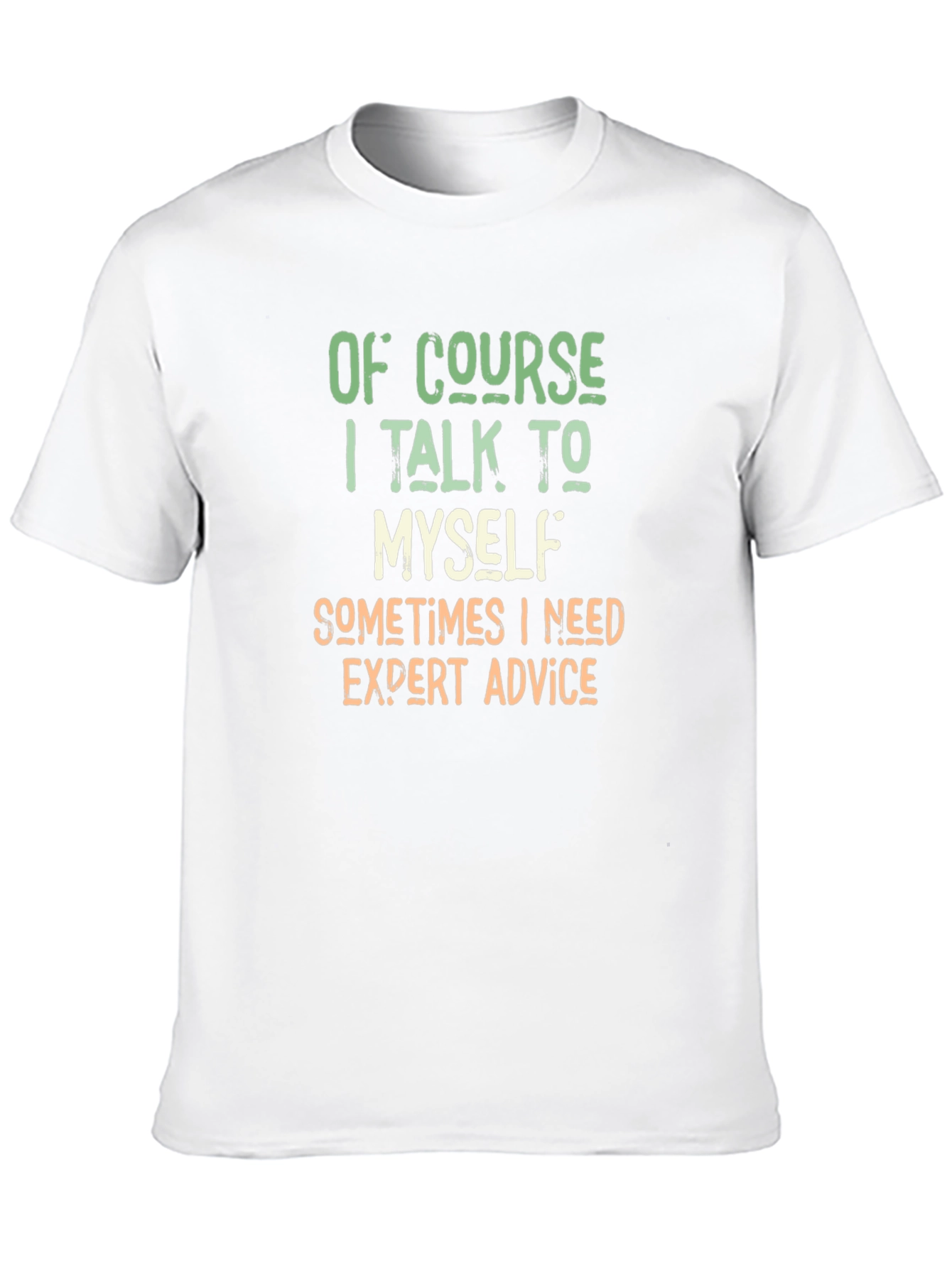 Black Expert Advice Tee - Funny Graphic T-Shirt view 10