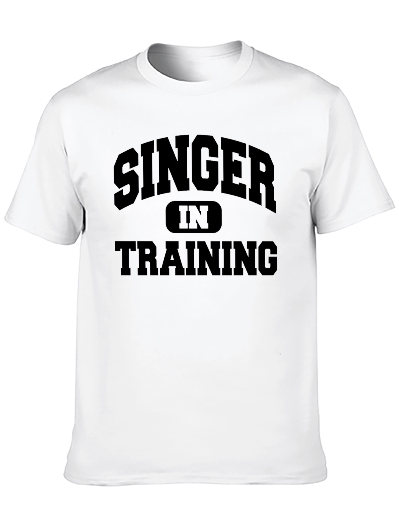 Black Singer In Training Black T-Shirt view 10