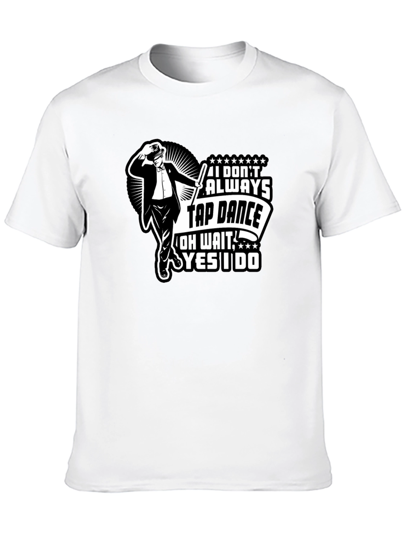 Black Tap Dance T-Shirt: Always Tap Dance view 10