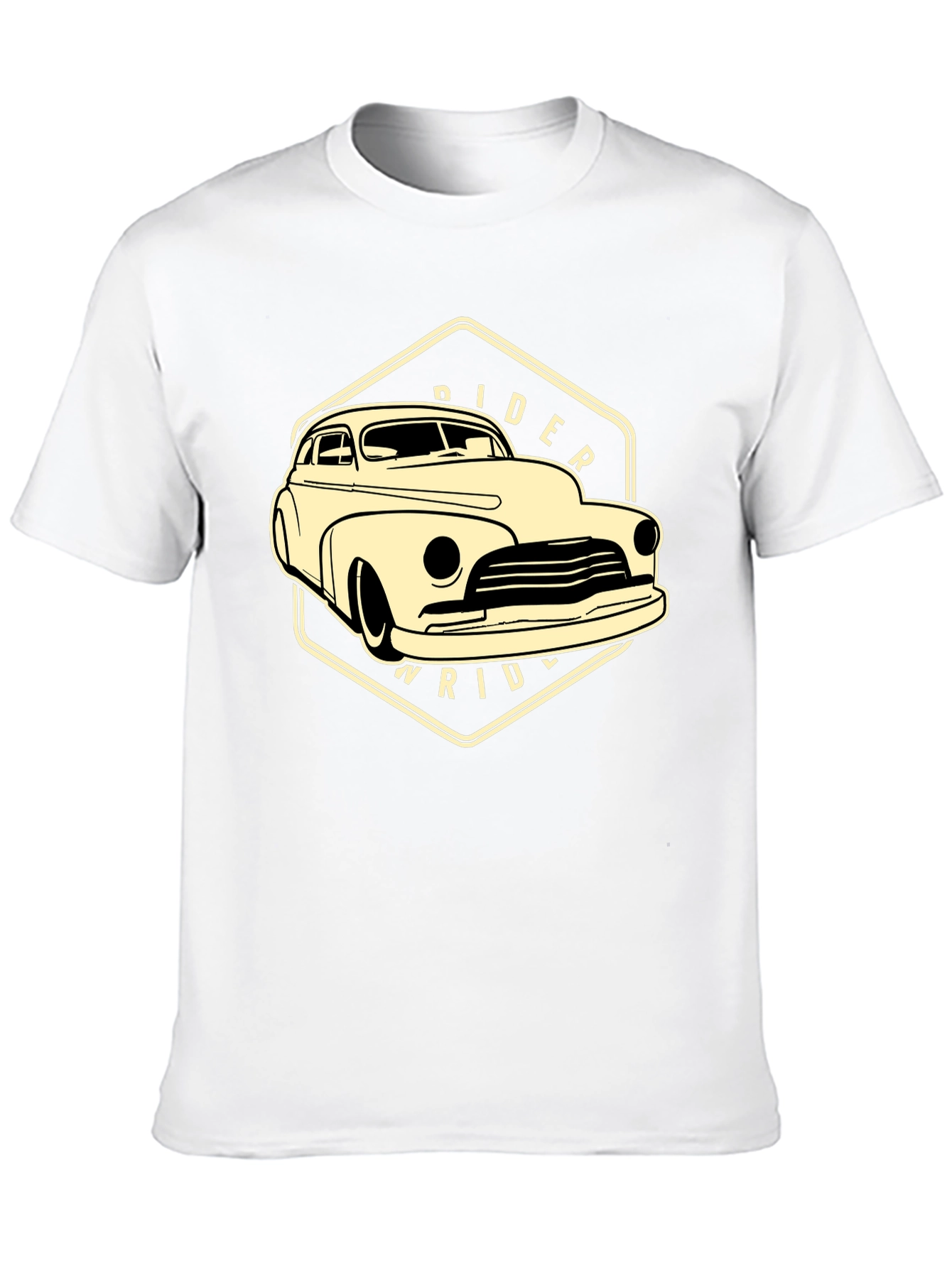 Black Classic Car Rider T-Shirt - Black view 10