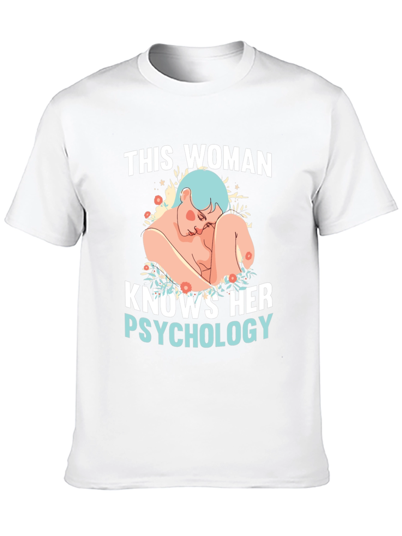 Black Psychology Woman Black T-Shirt view 10
