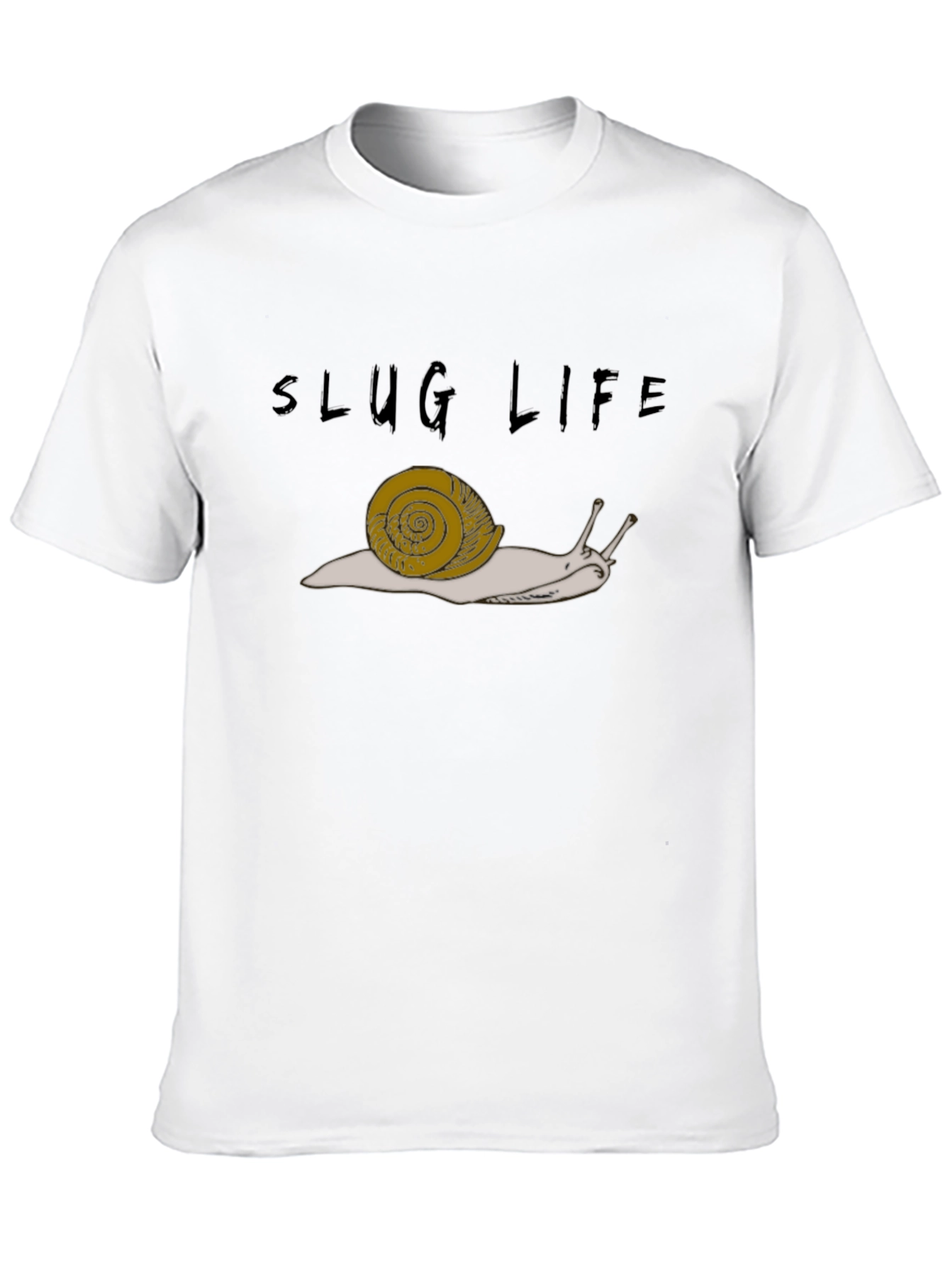 Black Slug Life Graphic Tee - Black Casual T-Shirt view 10