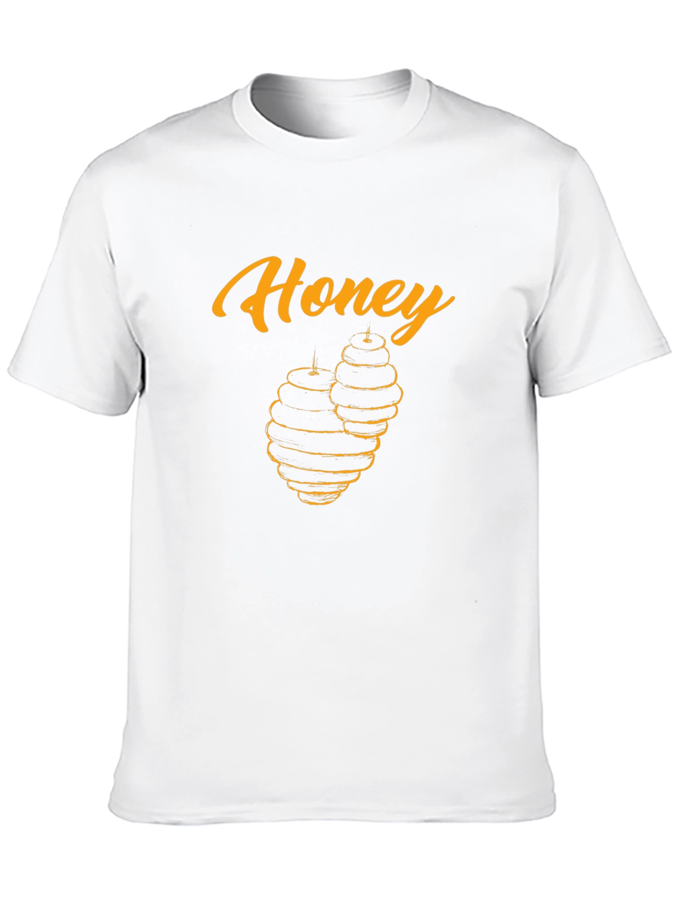 Black Honey Beehive Graphic Black T-Shirt view 10