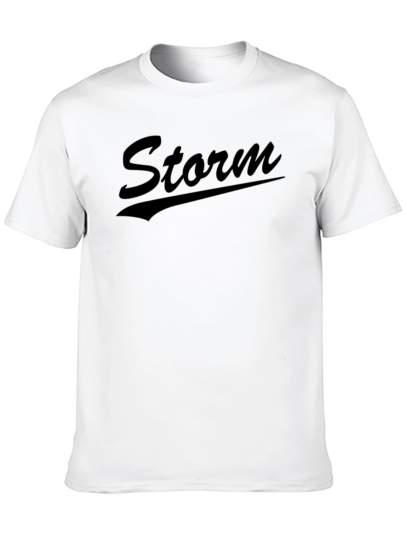 Black Storm Graphic T-Shirt - Soft Cotton Blend view 10