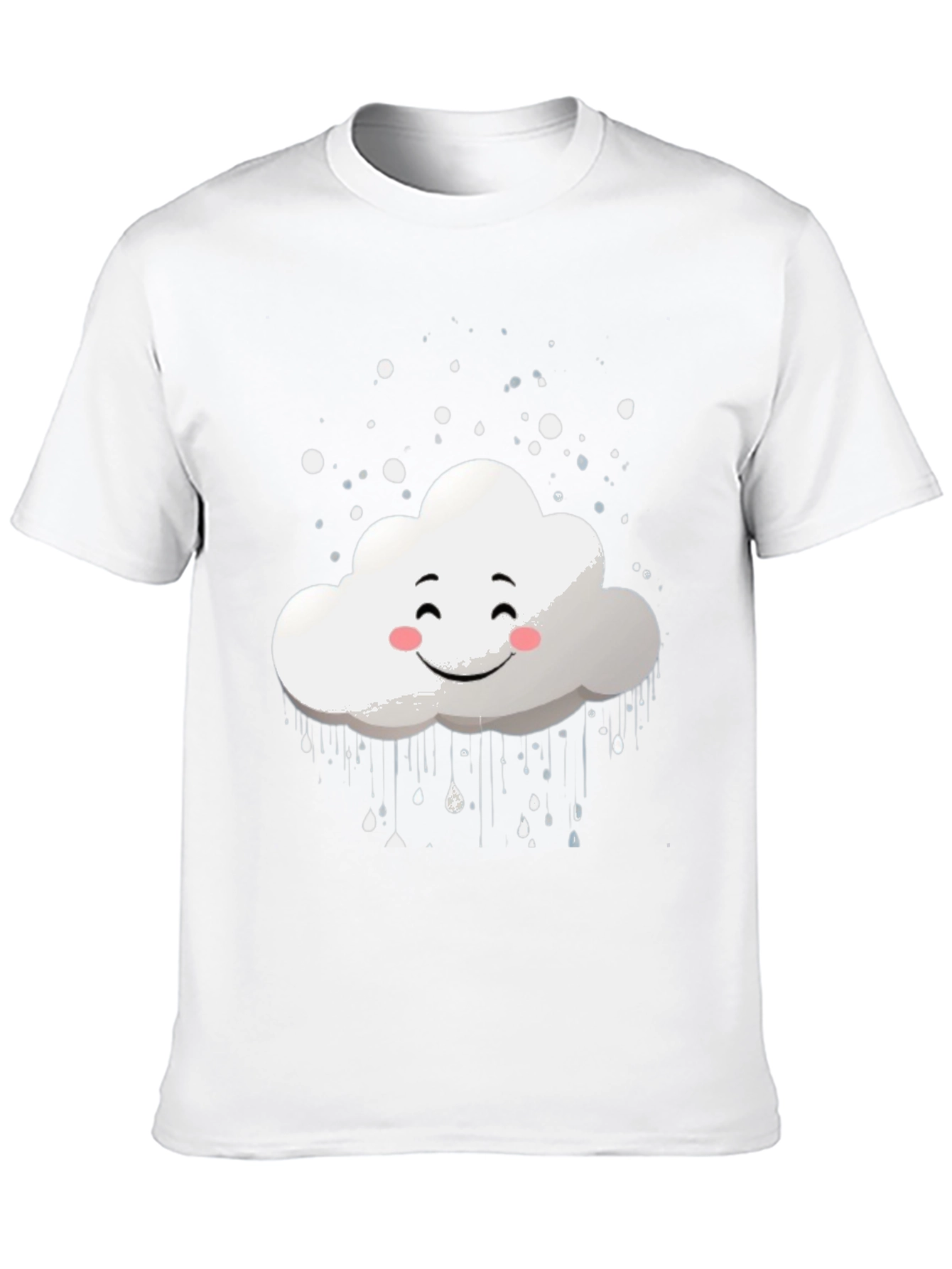 Black Cloud Graphic Tee - Happy Weather T-Shirt view 10