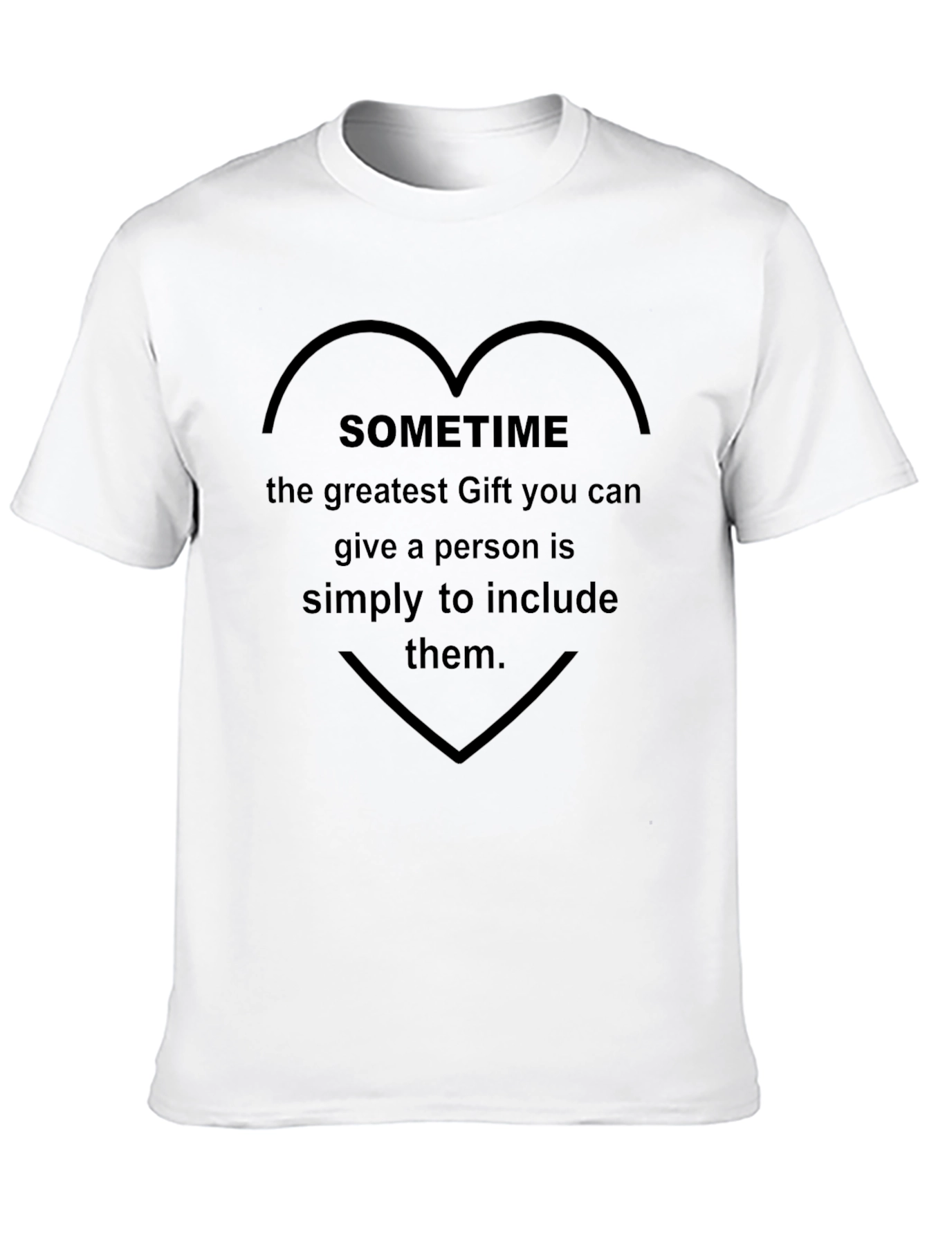 Black Inclusion Gift T-Shirt view 10