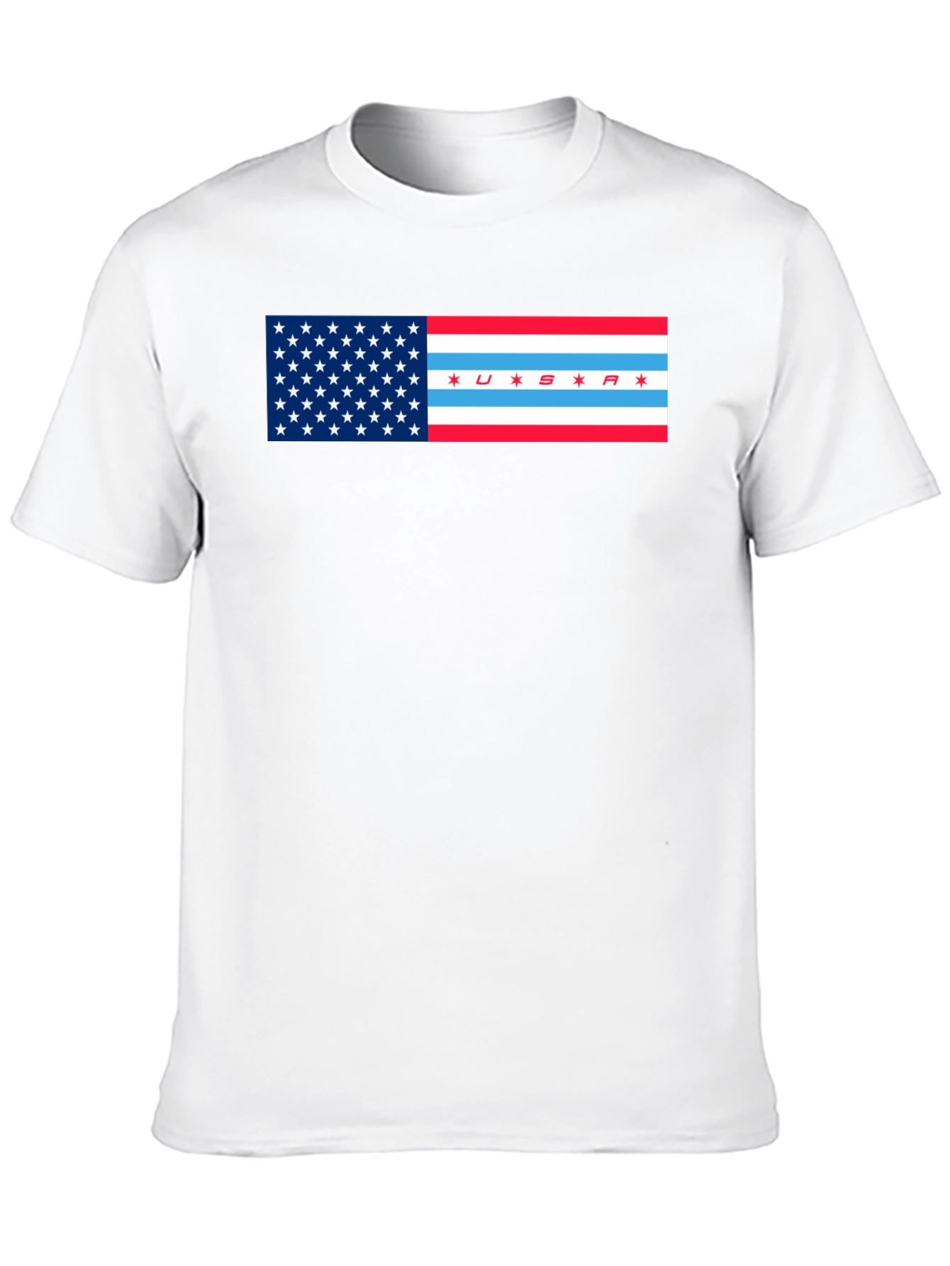 Black USSA Flag Graphic T-Shirt - Patriot Style view 10