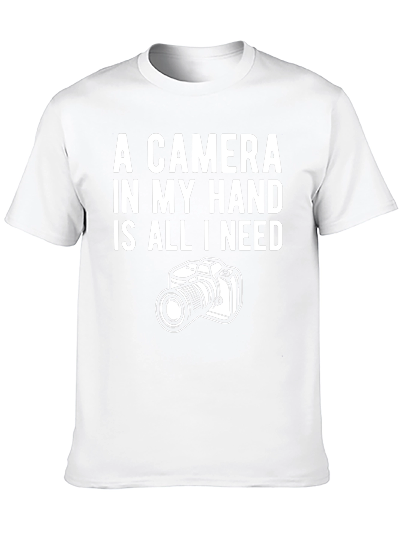 Black Camera Lover T-Shirt: A Camera in My Hand view 10