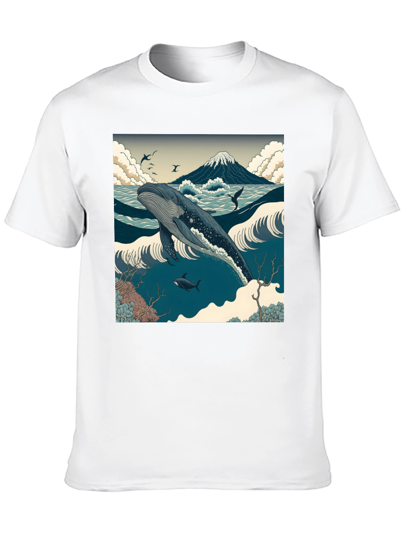 Whale Print T-Shirt - 10