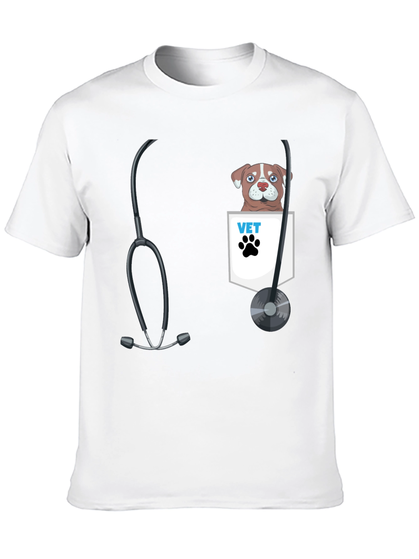 Black Vet Dog Pocket Graphic Tee view 10