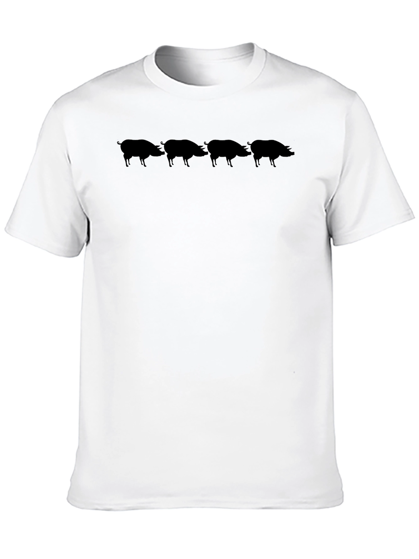 Black Black Hog Silhouette T-Shirt view 10