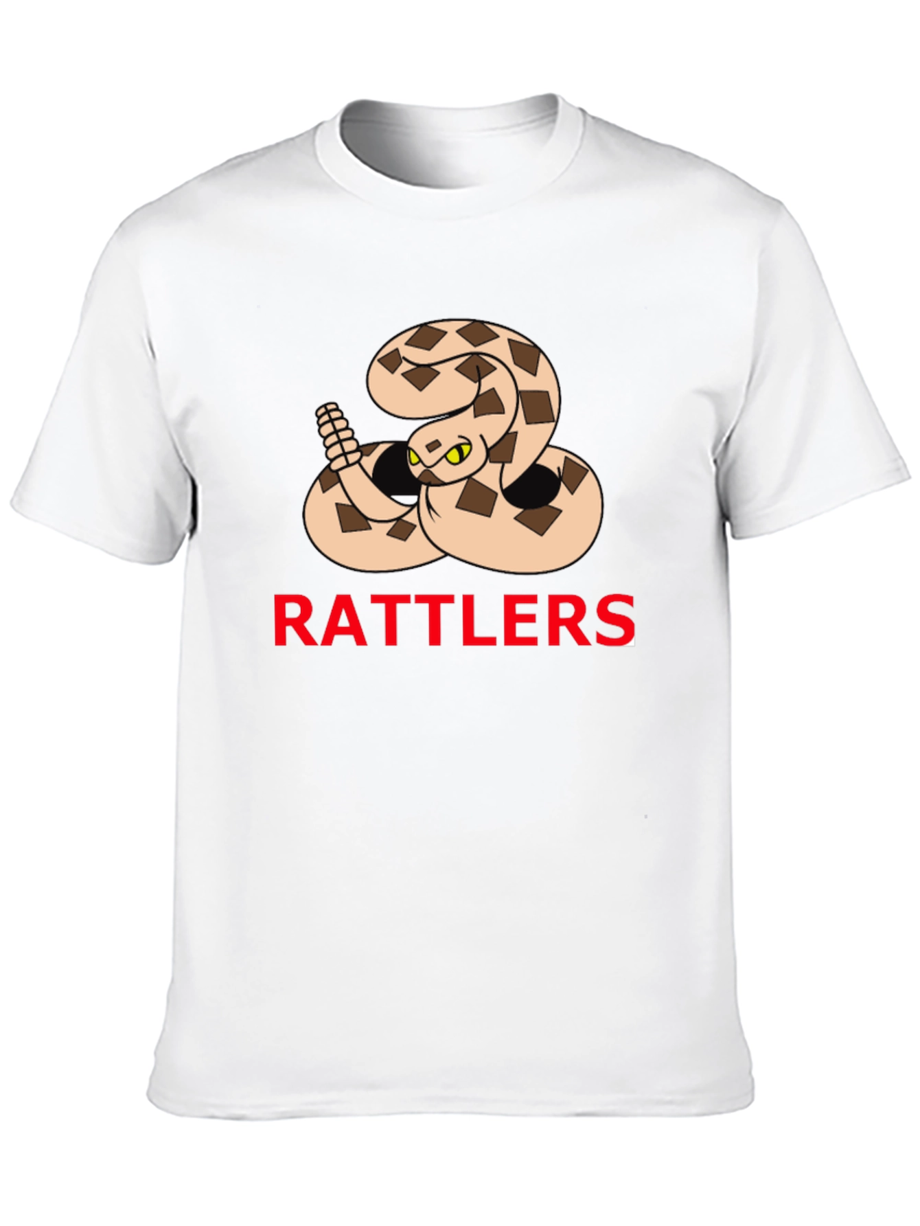 Black Rattlers Snake Graphic T-Shirt view 10