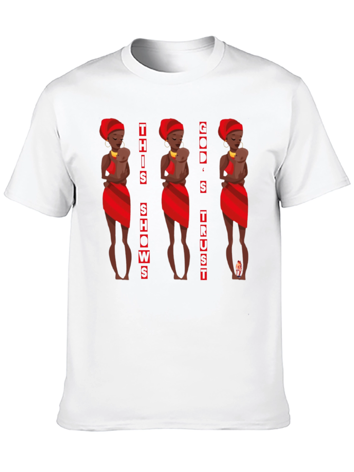 God's Trust Graphic T-Shirt - 10