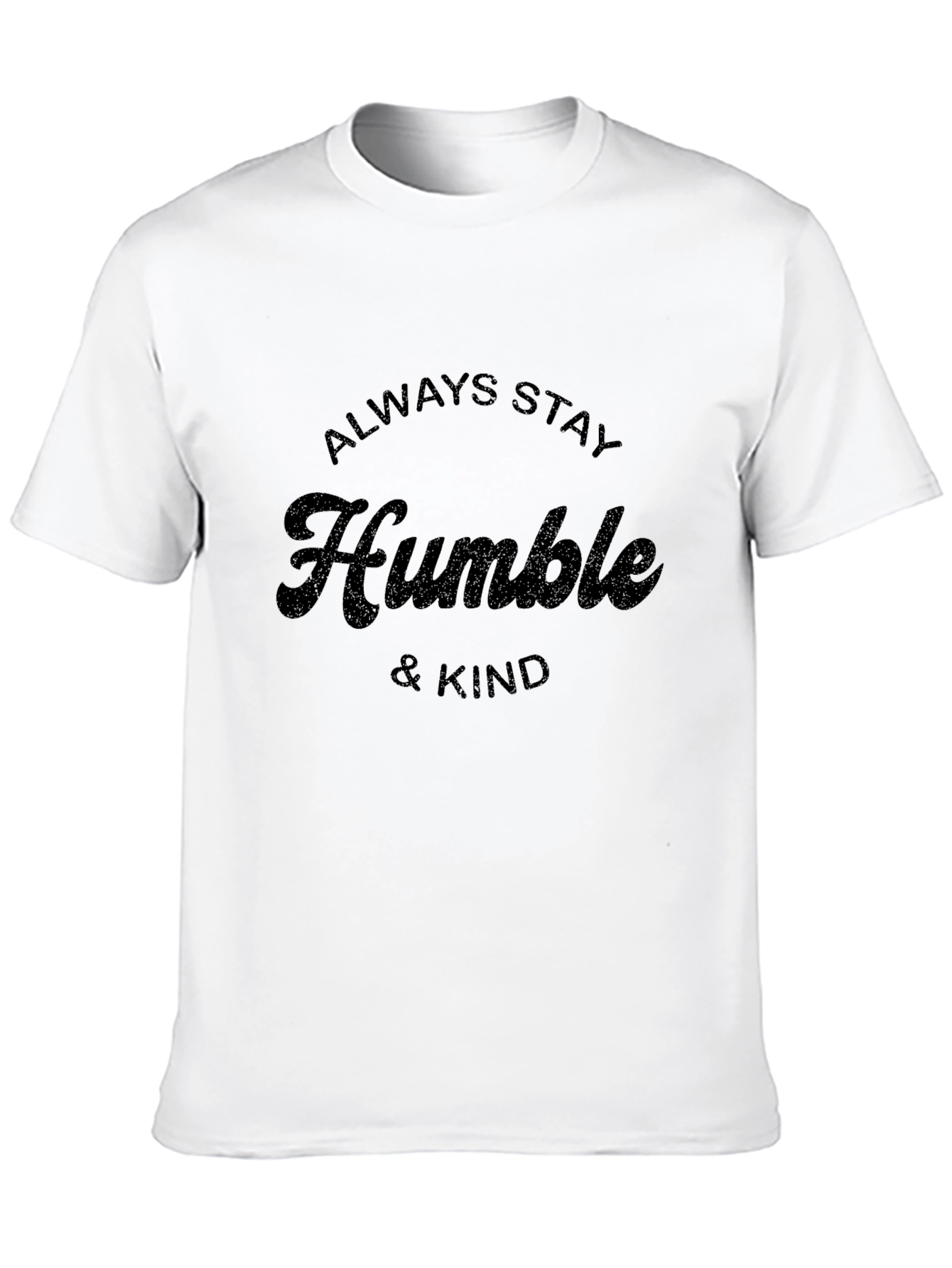 Black Always Stay Humble & Kind Black T-Shirt view 10