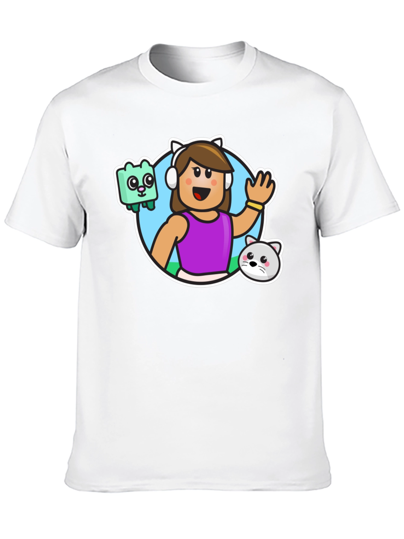 Black Gaming Avatar Black T-Shirt view 10