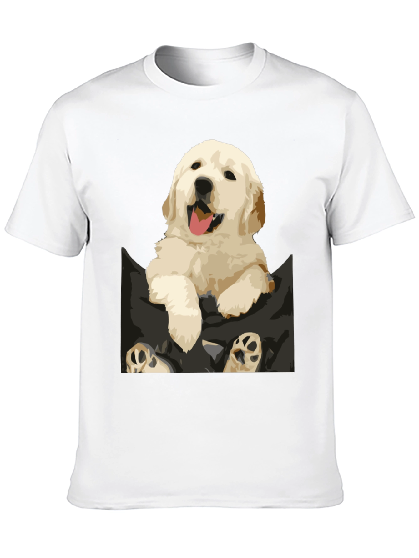 Black Puppy Pocket Graphic Tee view 10