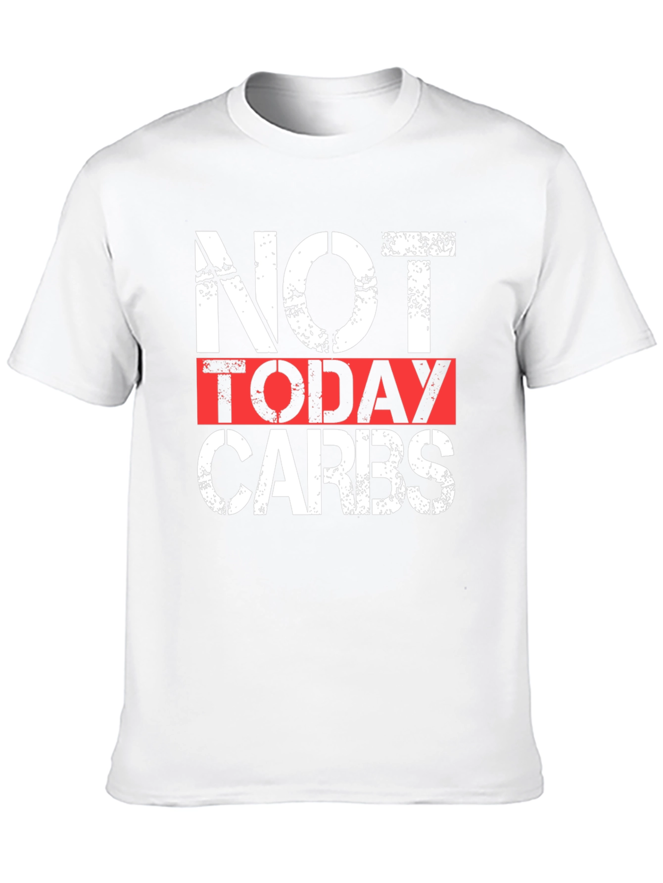 Black Not Today Carbs Graphic Tee - Black view 10