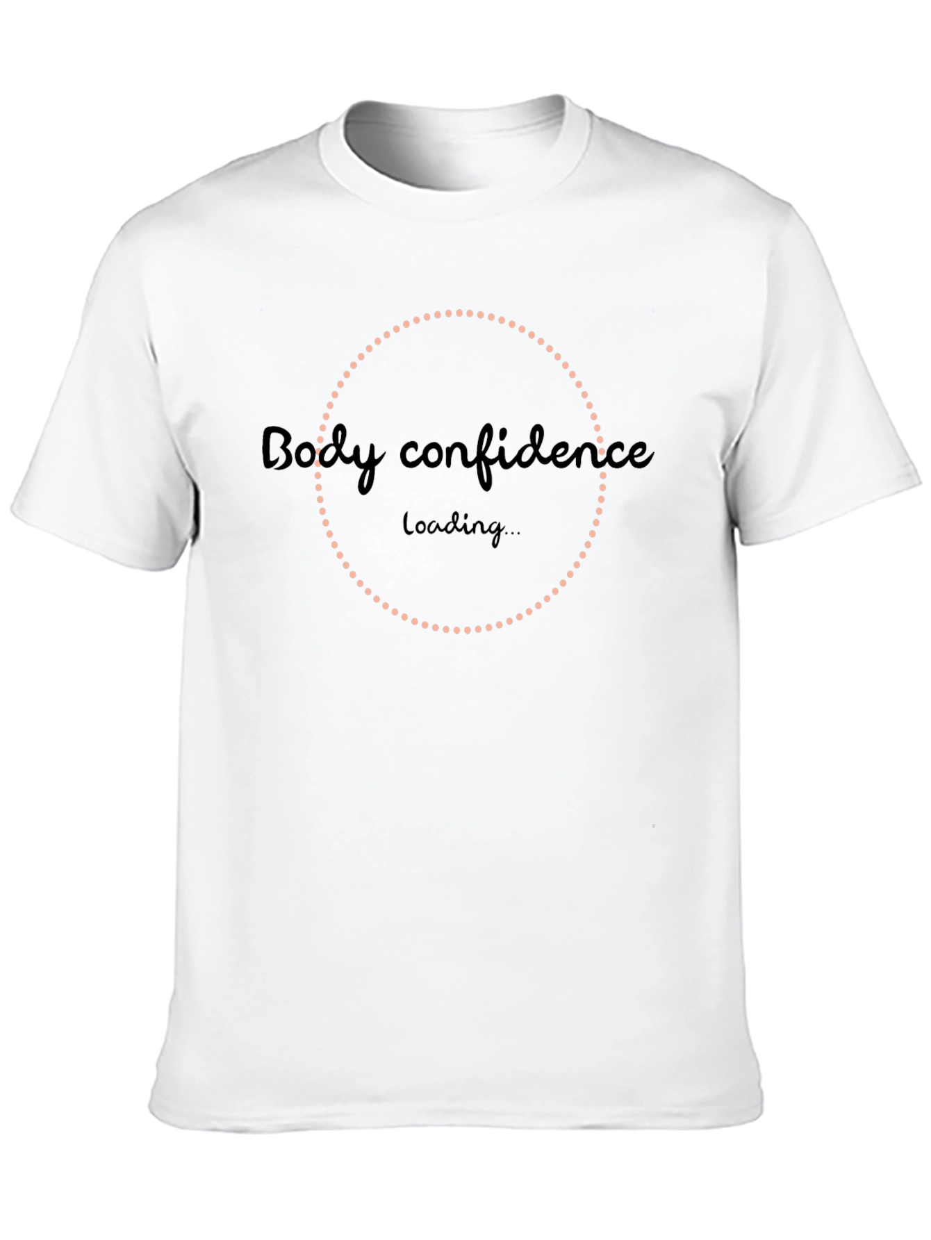 Black Body Confidence Loading T-Shirt - Stylish Graphic Tee view 10