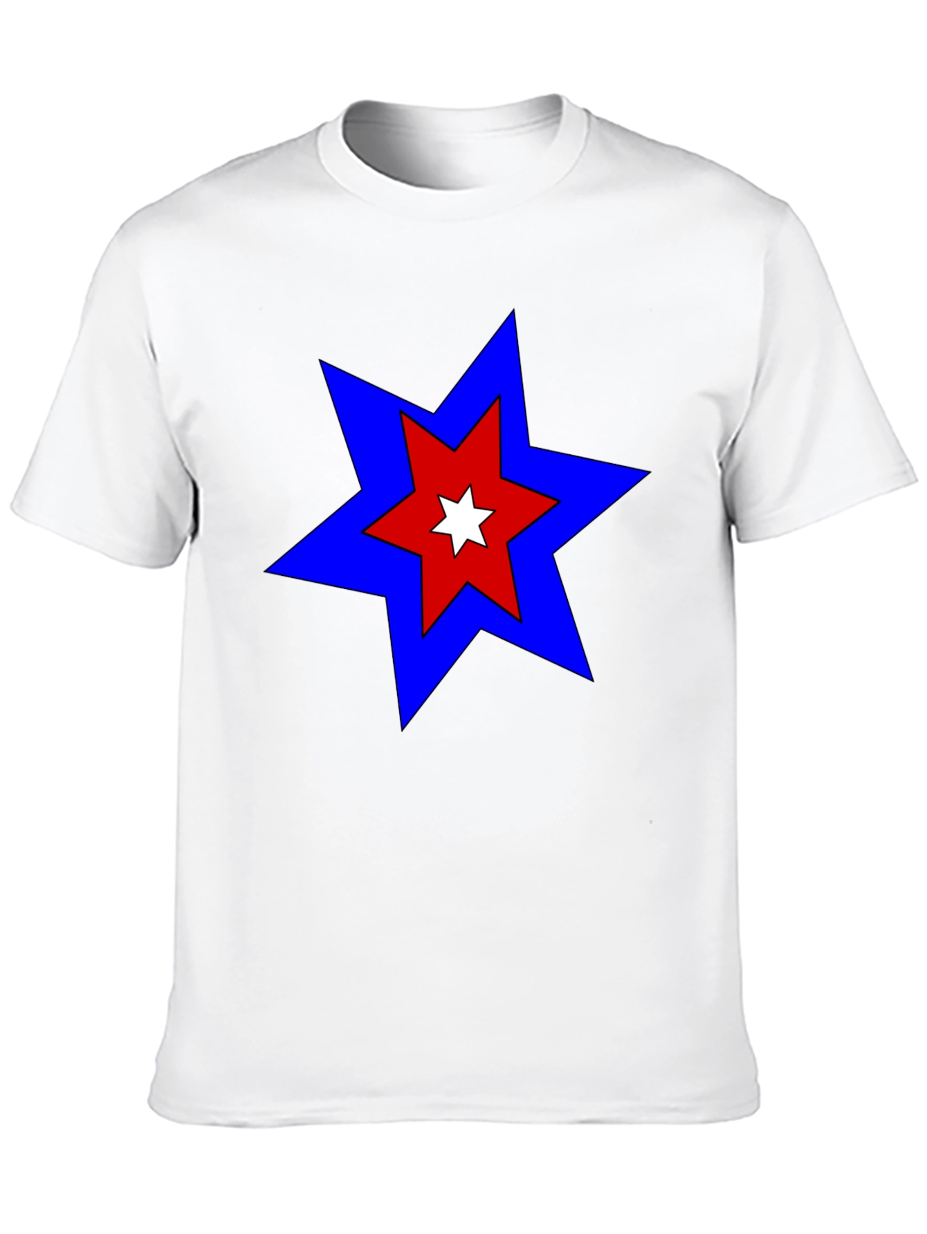 Bold Star Graphic T-Shirt - Casual Comfort - 10