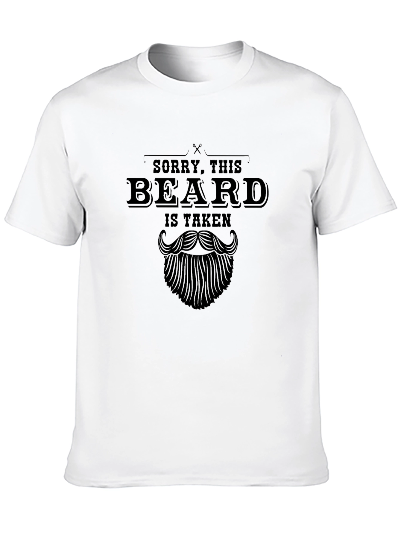 Black Sorry This Beard Is Taken - Graphic Tee view 10