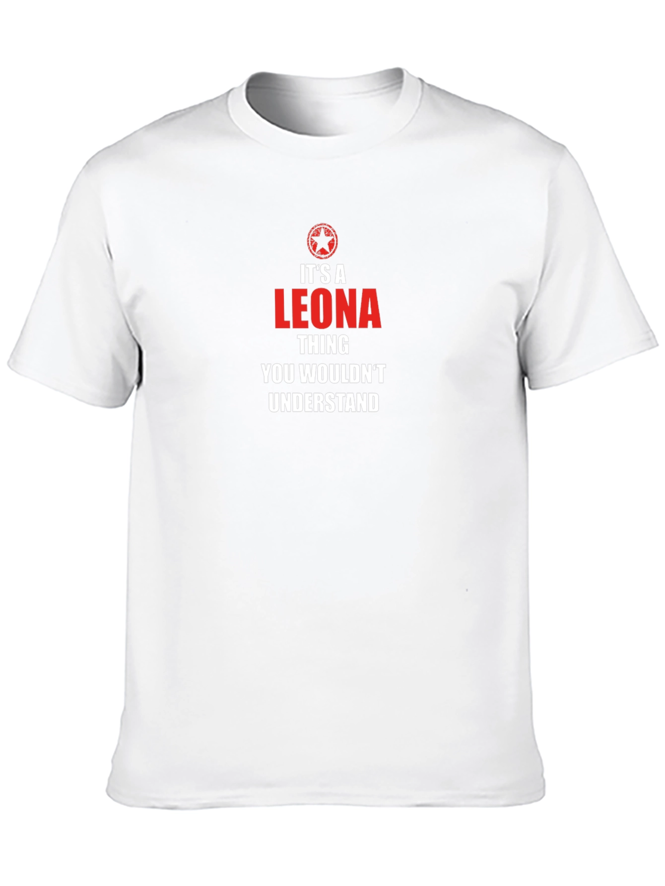Black It's A Leona Thing T-Shirt view 10