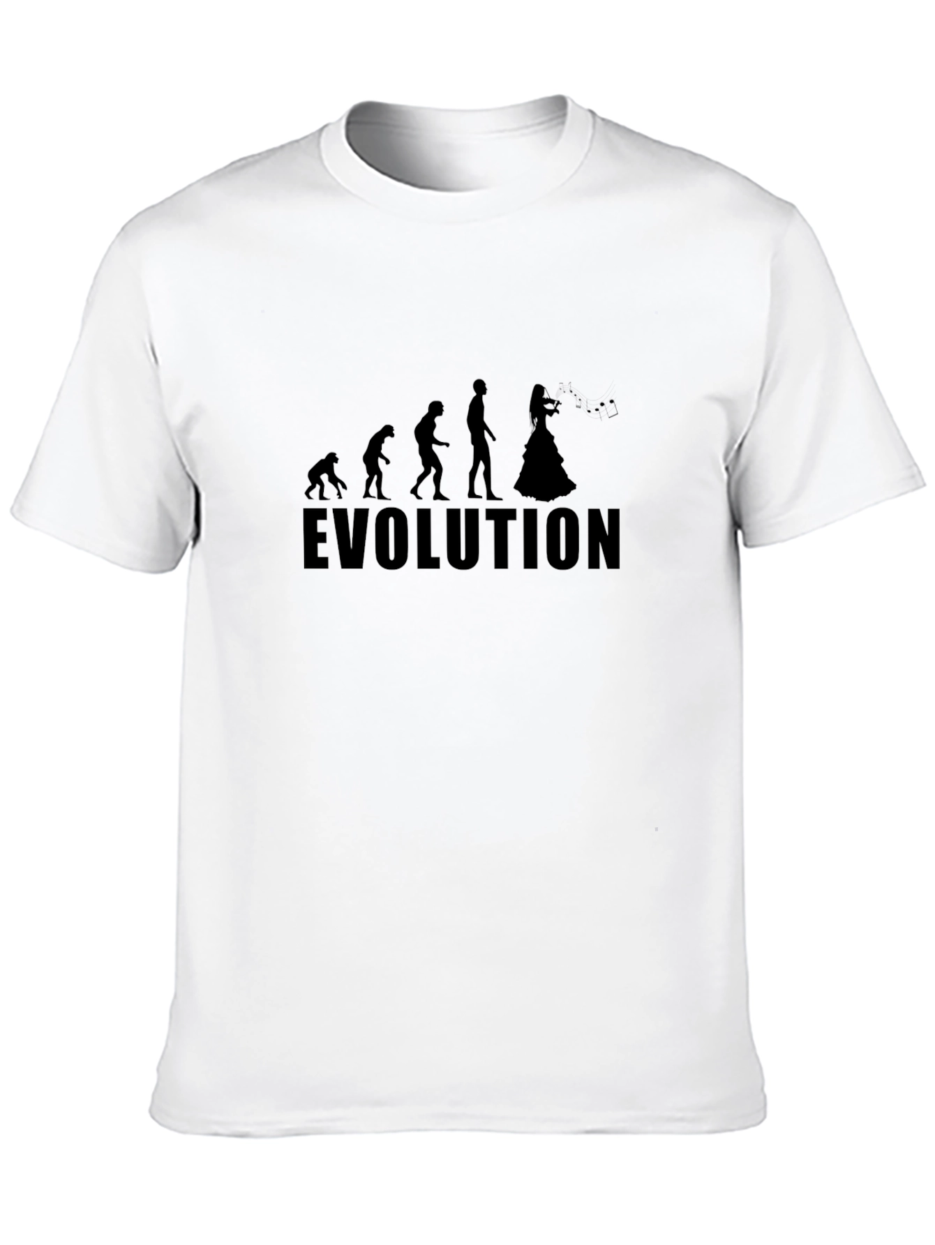 Black Evolution Men's Graphic T-Shirt view 10
