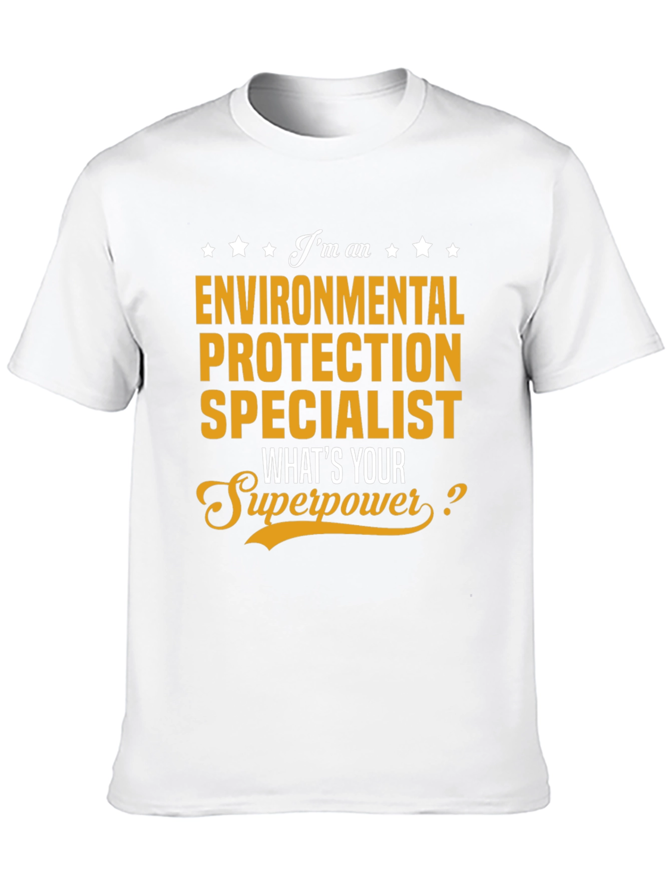 Black Environmental Specialist Superpower T-Shirt view 10