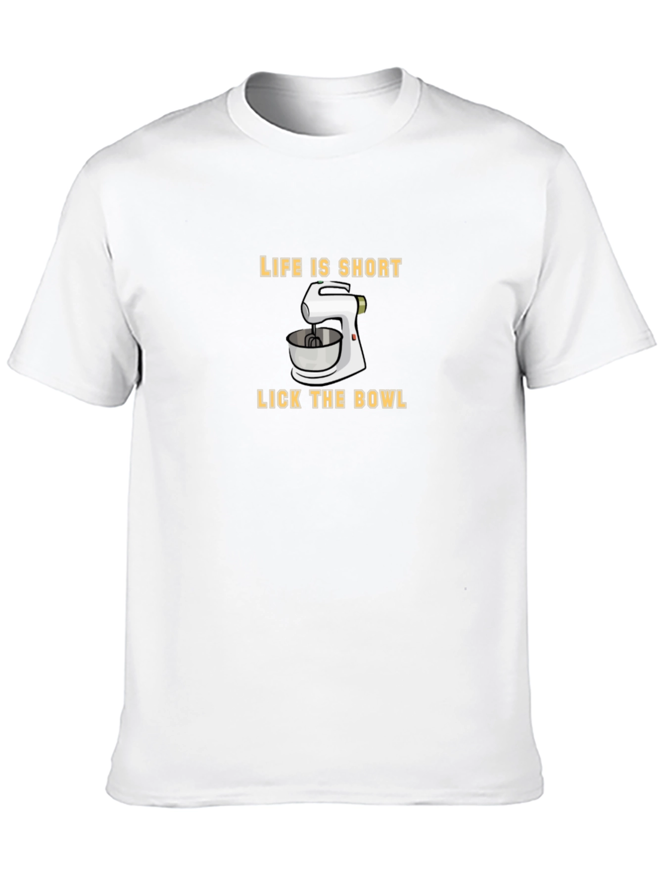 Black Life Is Short Lick The Bowl T-Shirt view 10