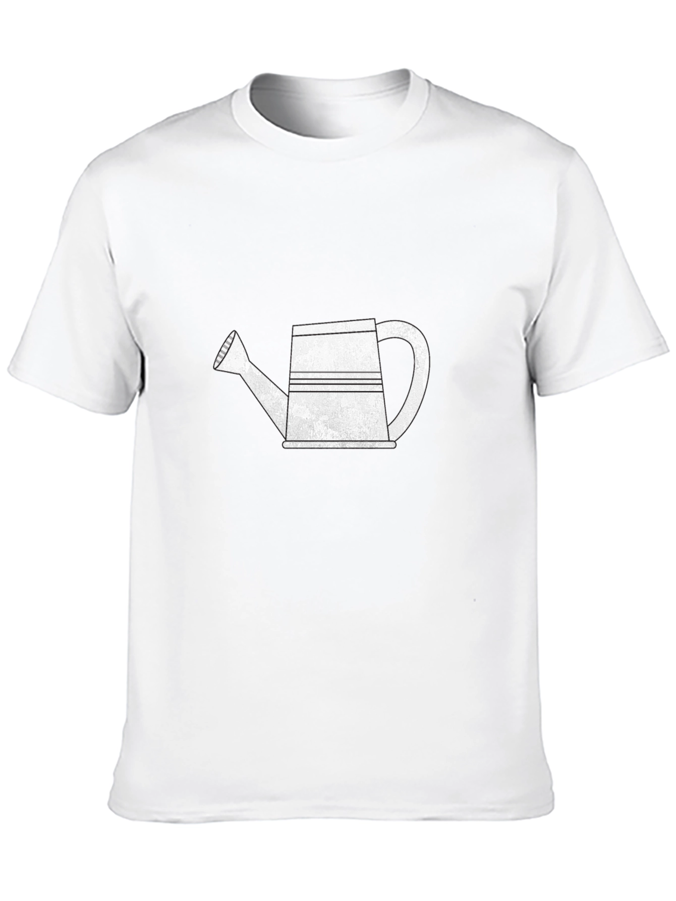 Black Watering Can Graphic Tee - Gardener's Essential view 10