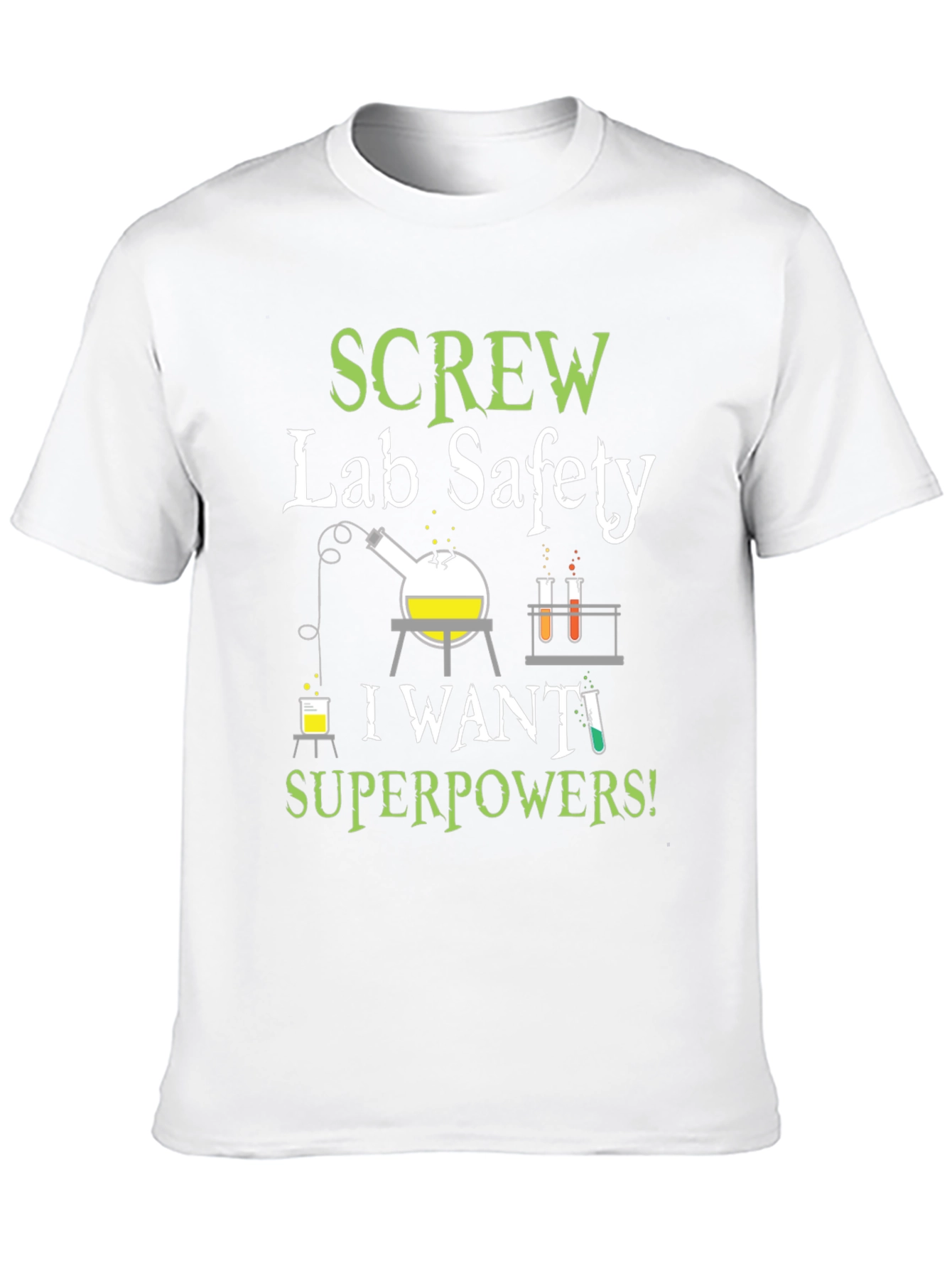 Black Screw Lab Safety T-Shirt: Science Humor Tee view 10
