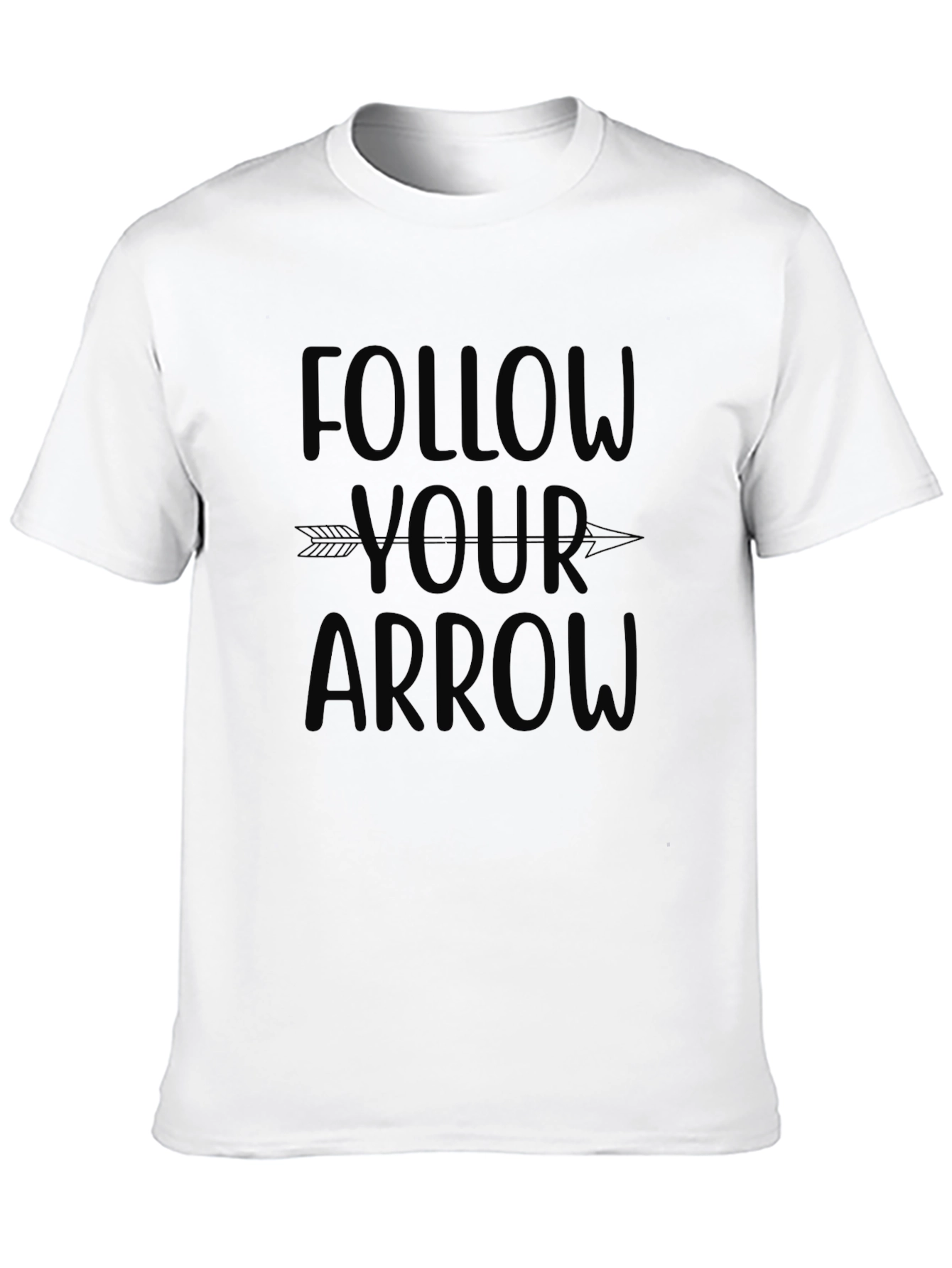 Black Follow Your Arrow Black T-Shirt view 10